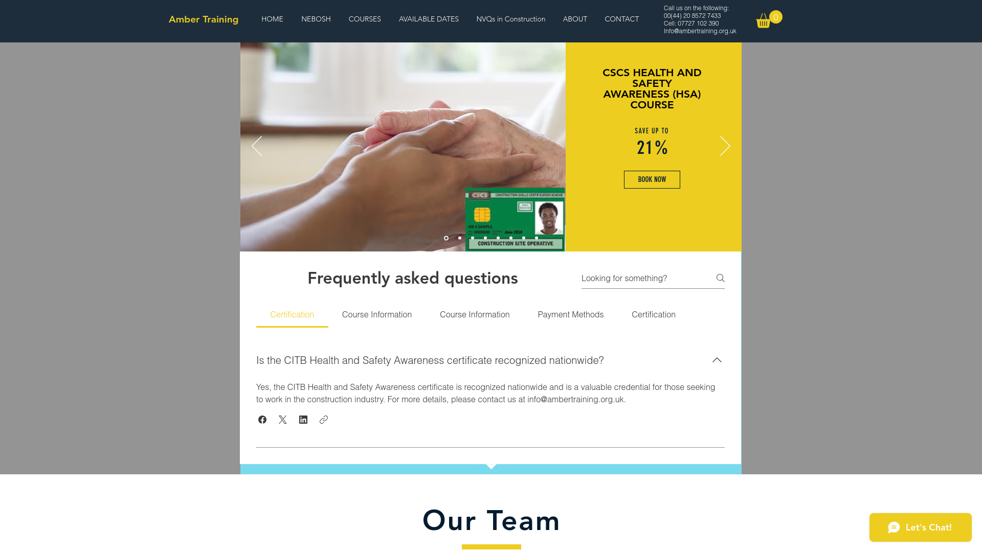 Website screenshot