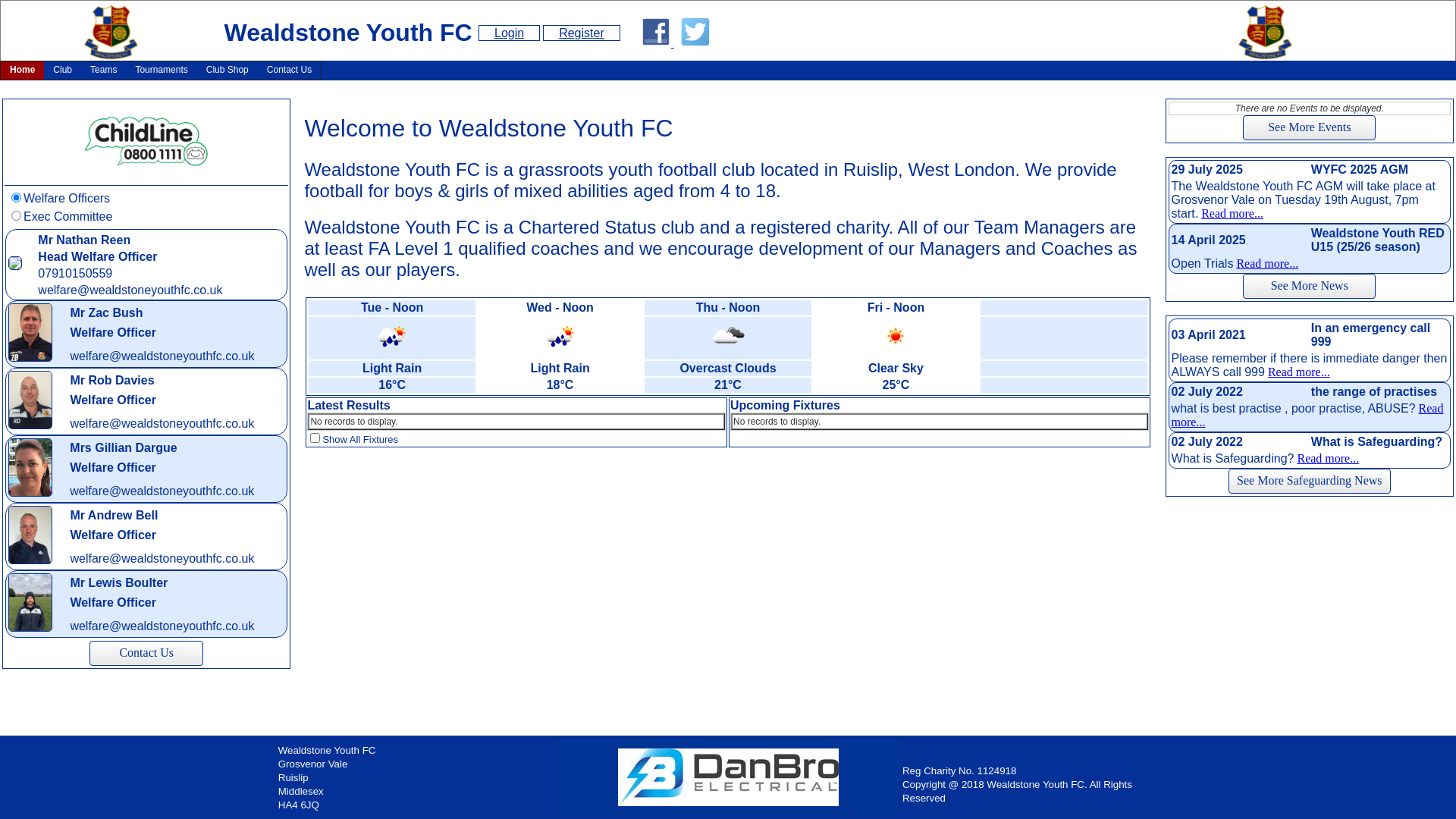 Website screenshot