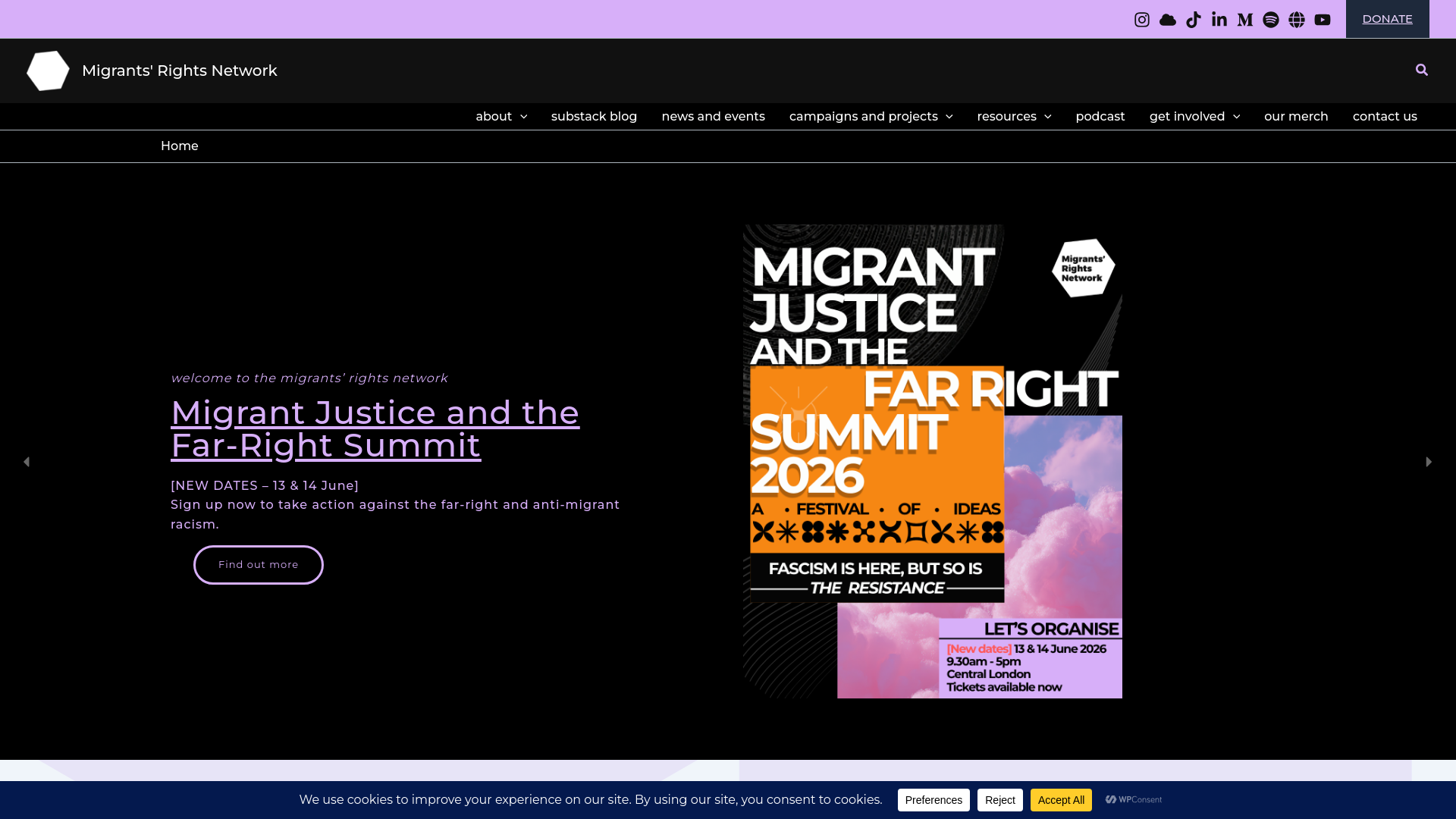 Website screenshot