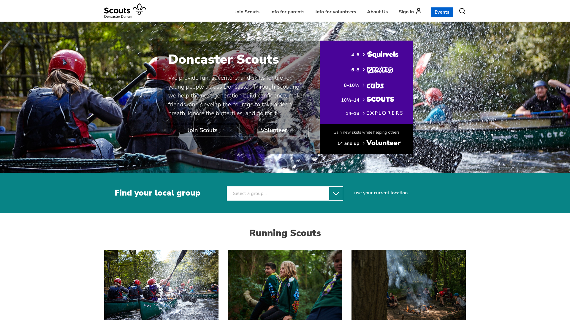 Website screenshot