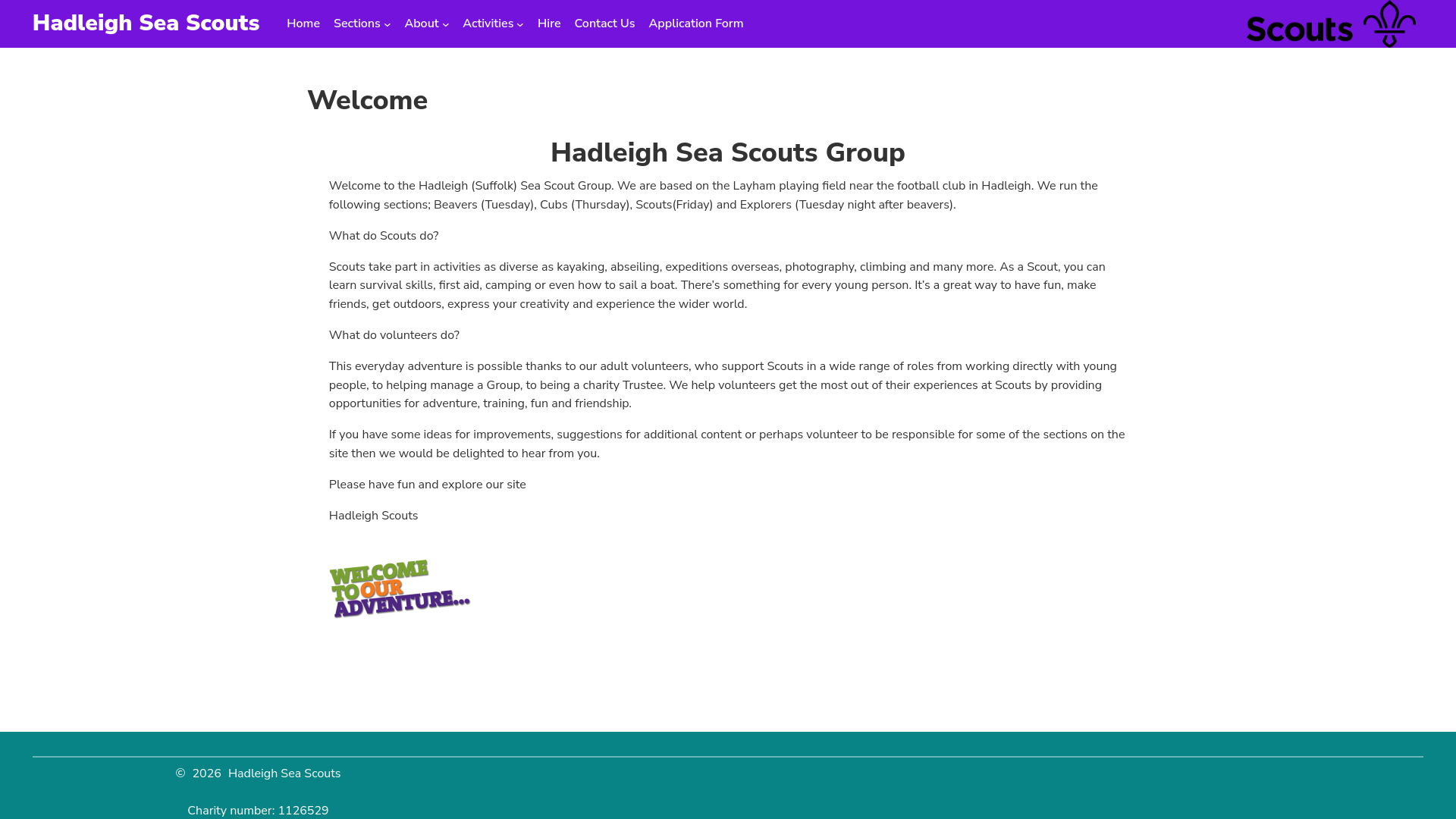 Website screenshot