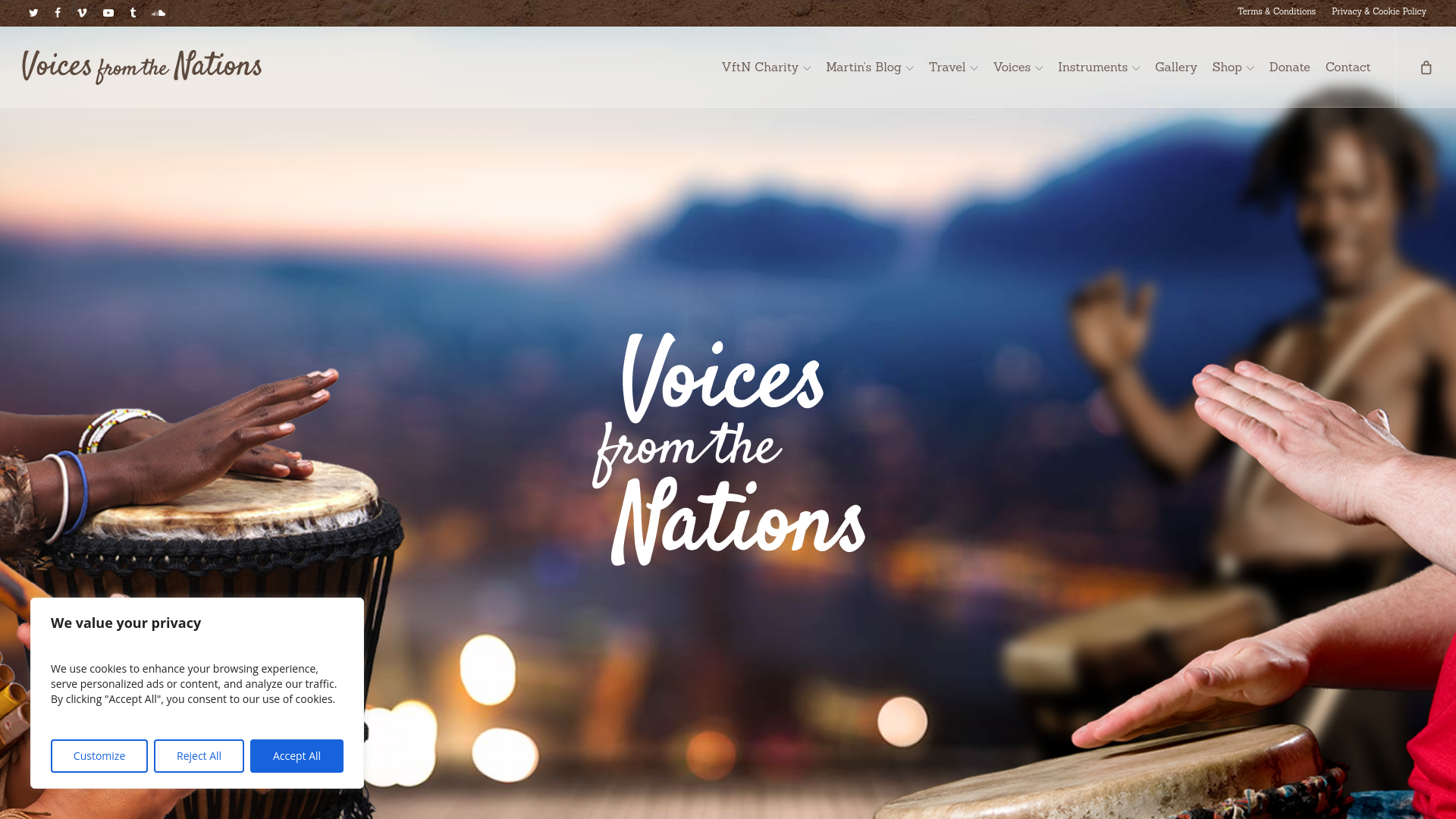 Website screenshot