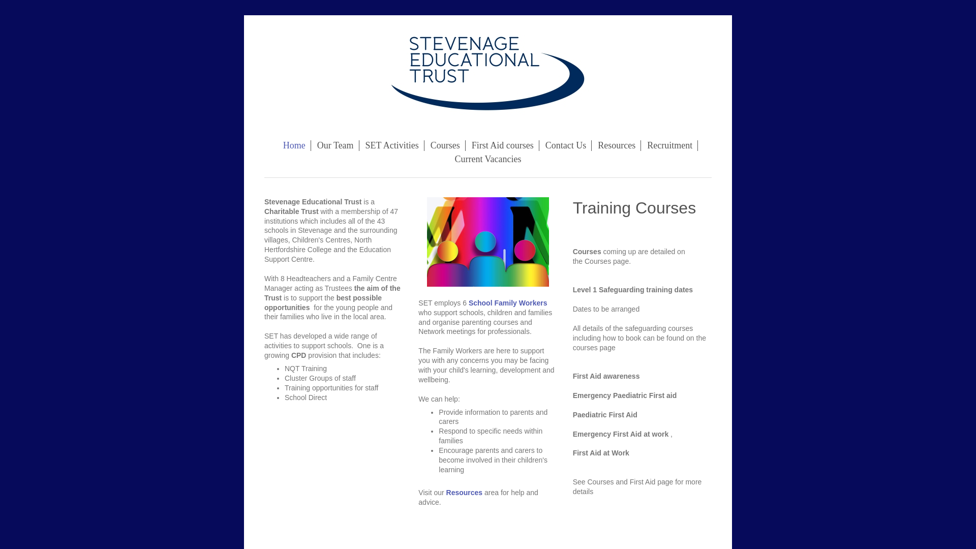 Website screenshot
