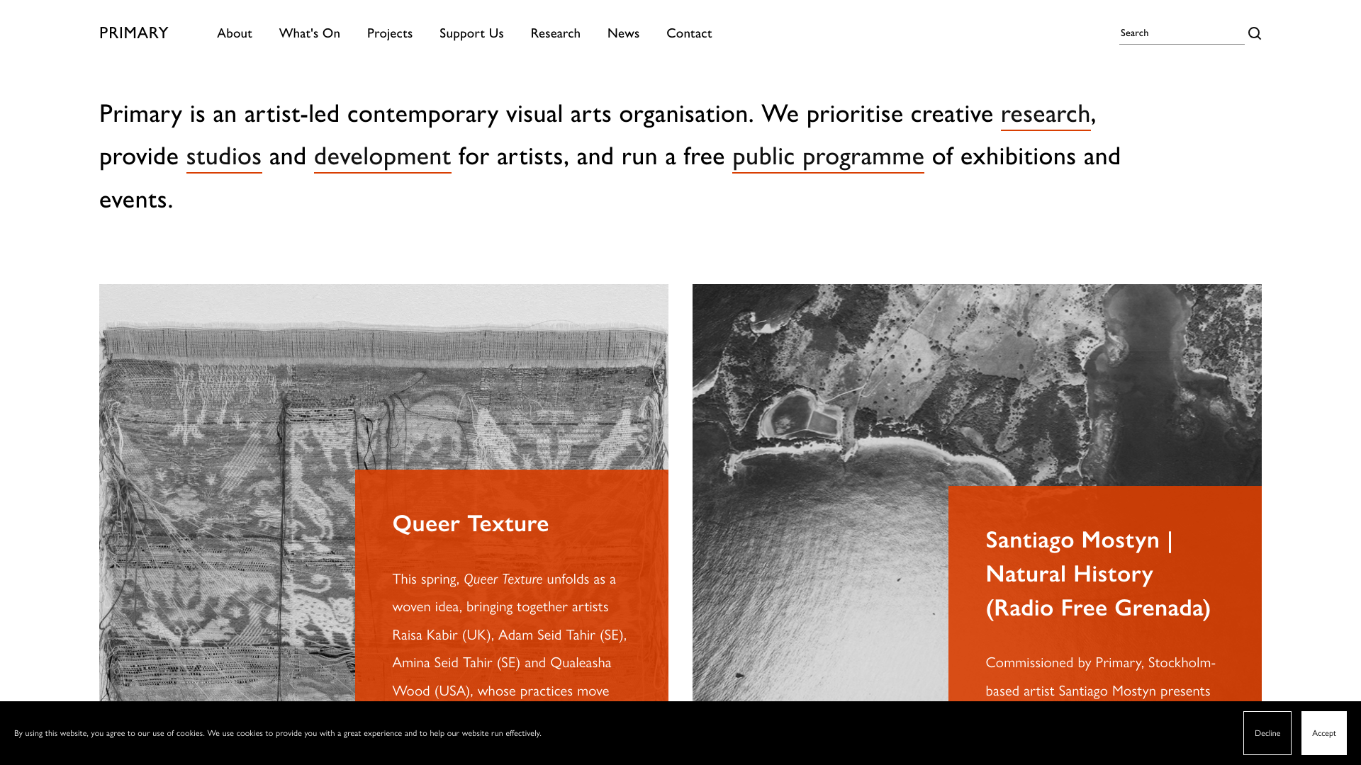 Website screenshot