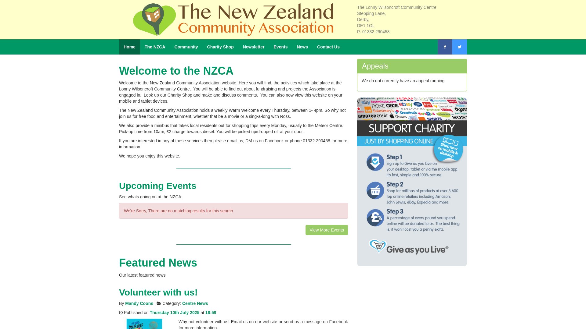 Website screenshot