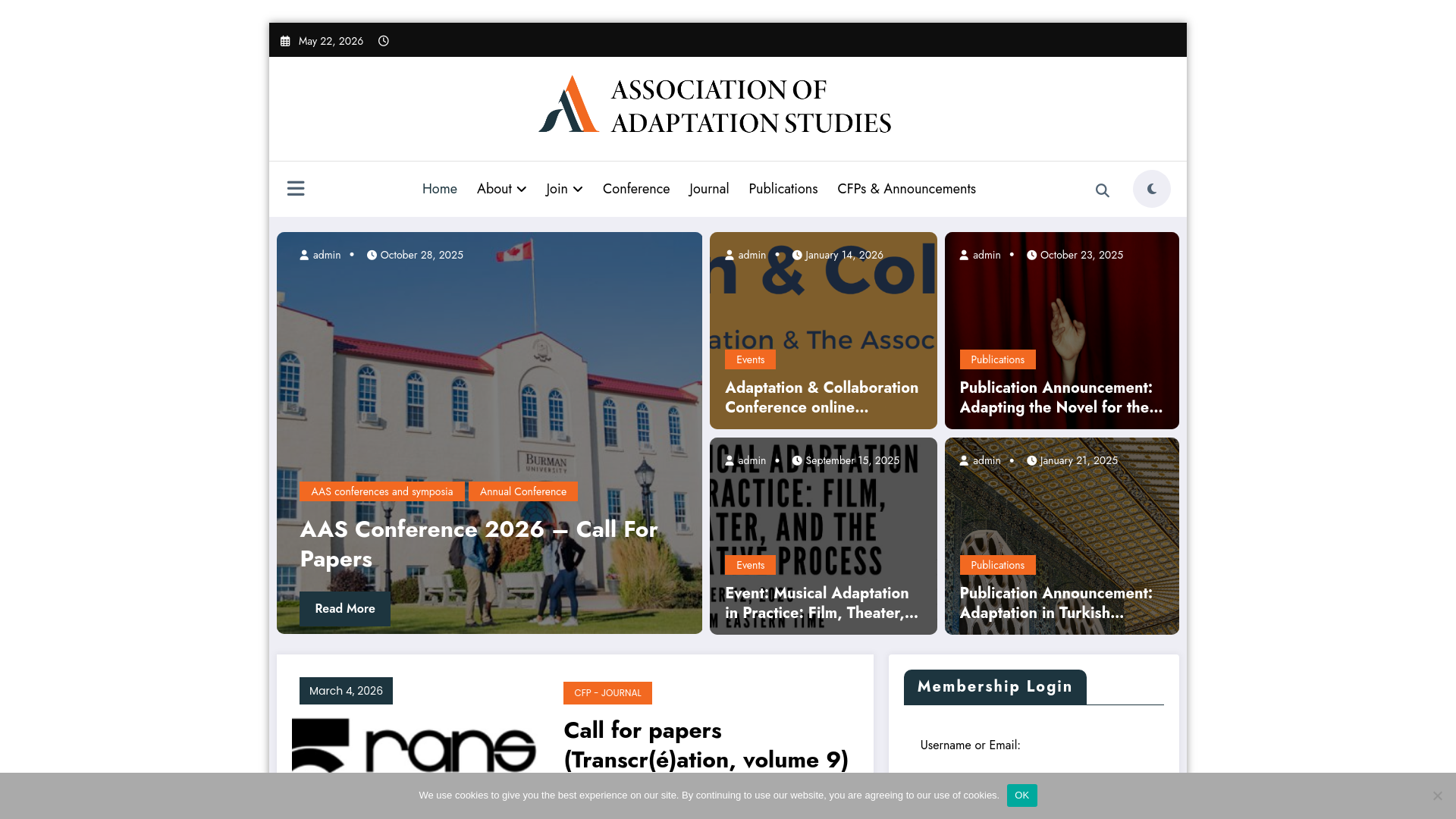 Website screenshot