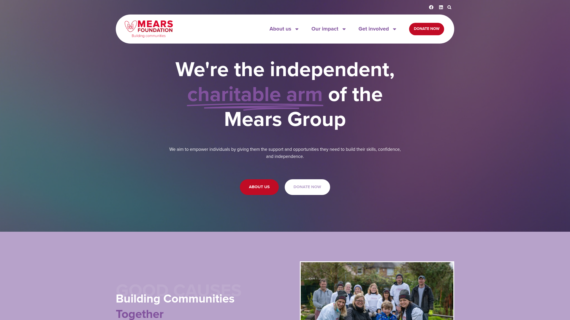 Website screenshot