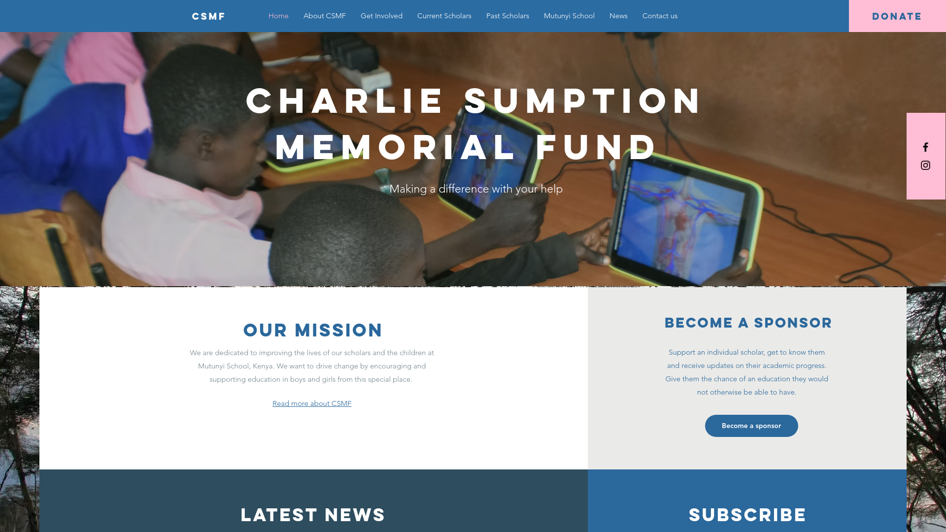 Website screenshot