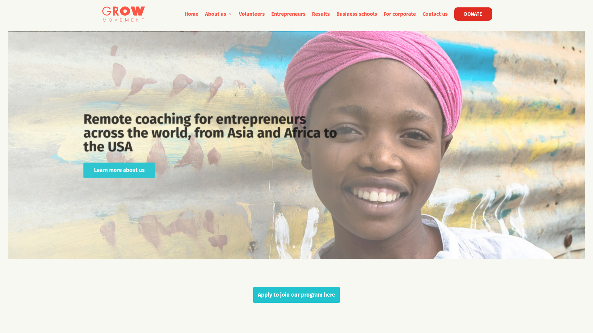 Website screenshot