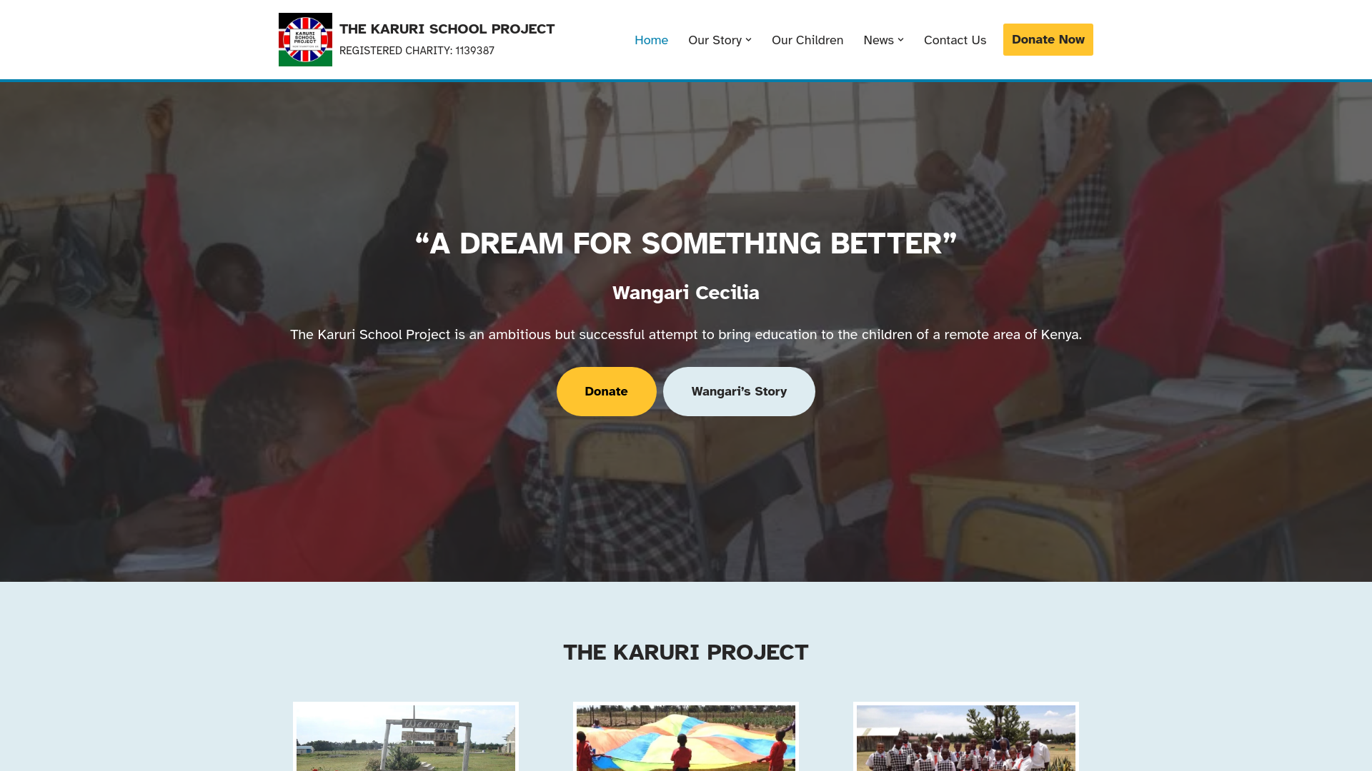 Website screenshot
