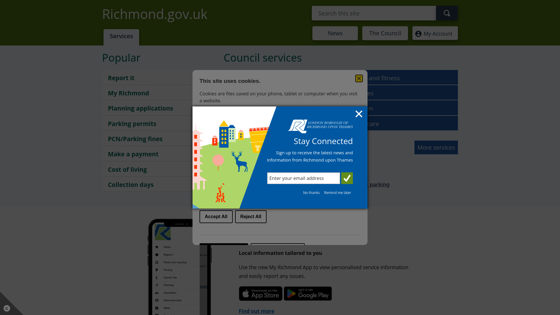 Website screenshot