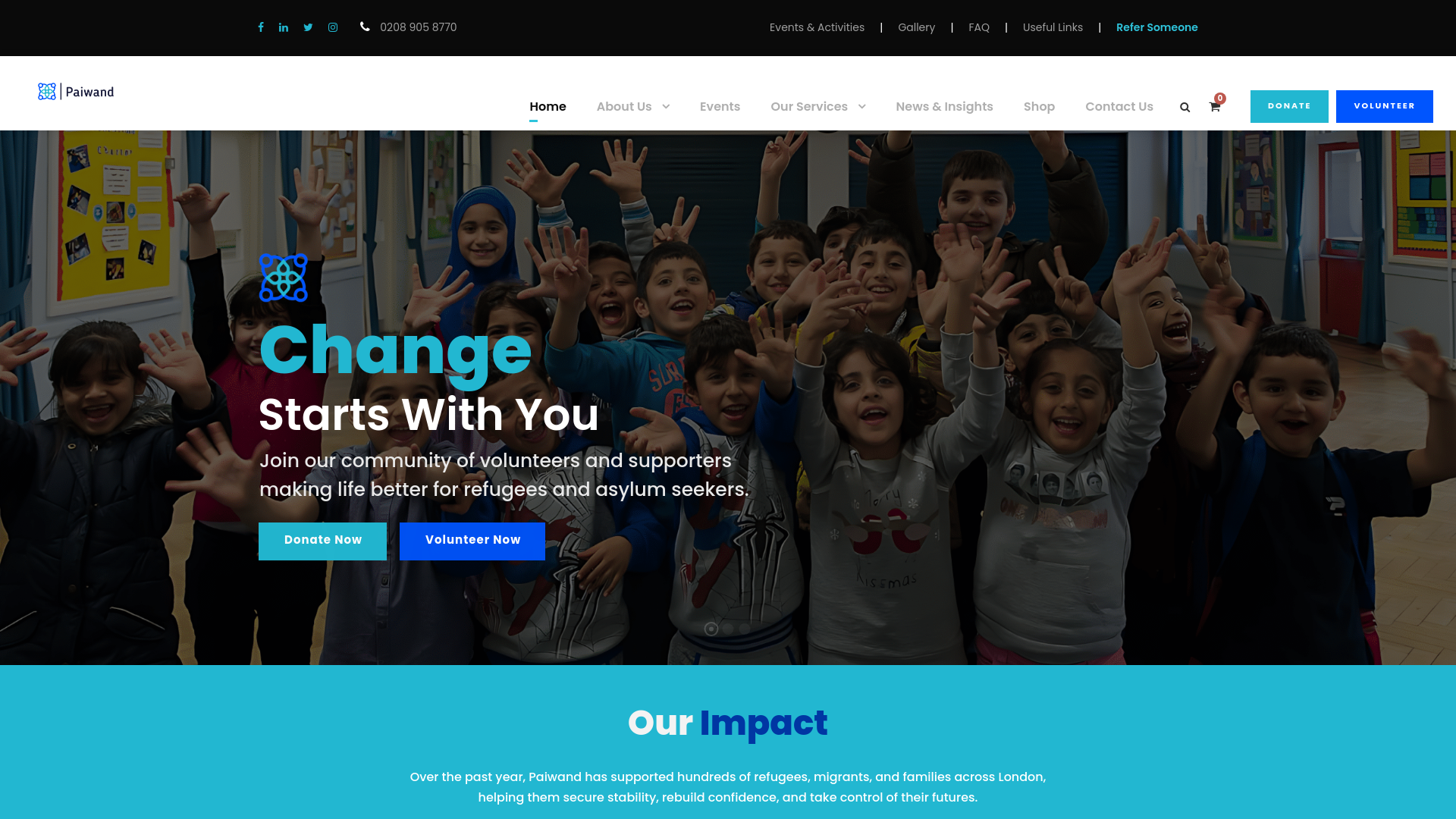 Website screenshot