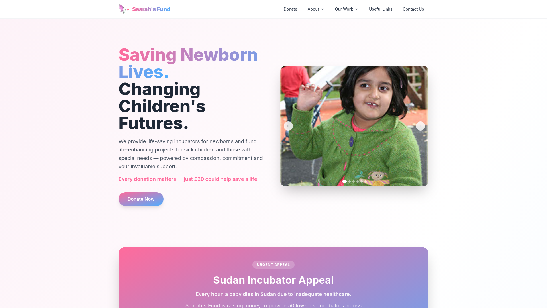 Website screenshot