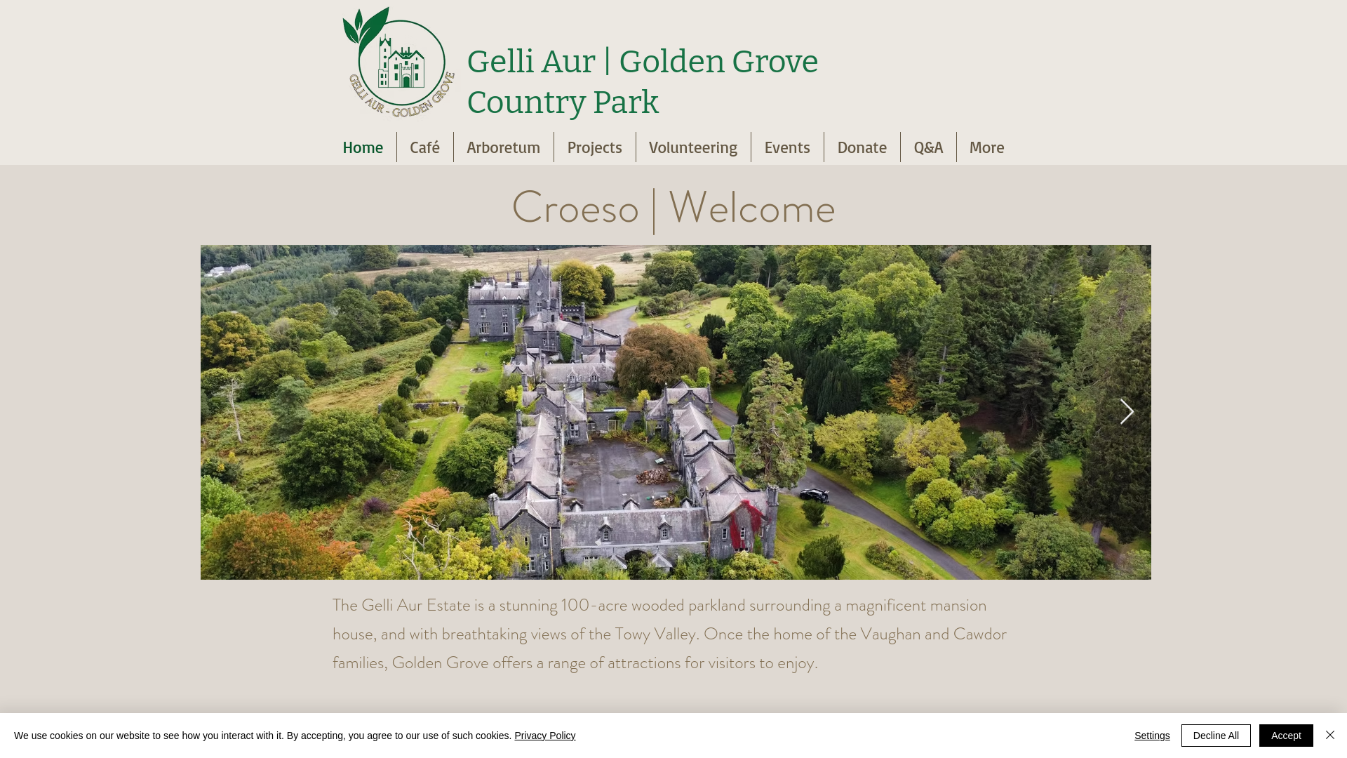 Website screenshot