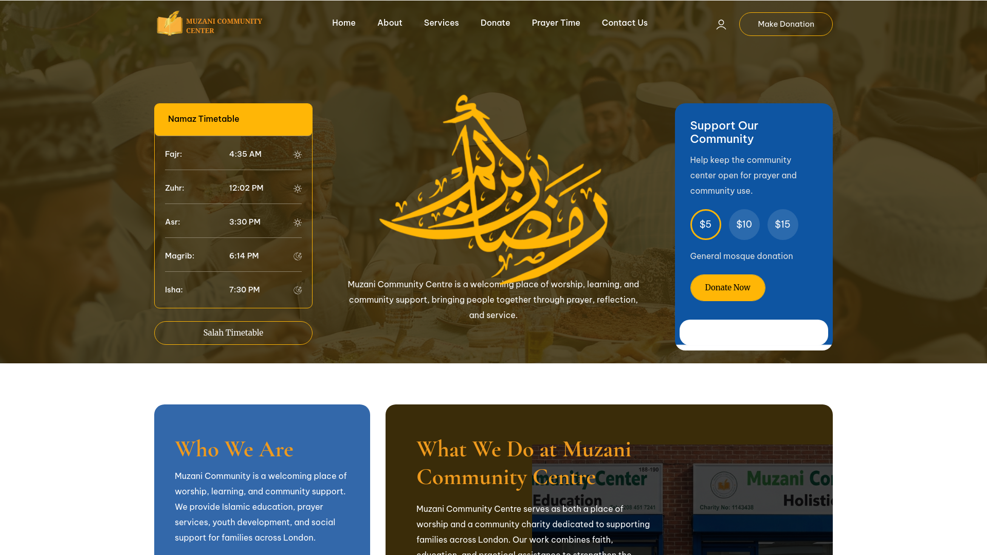 Website screenshot