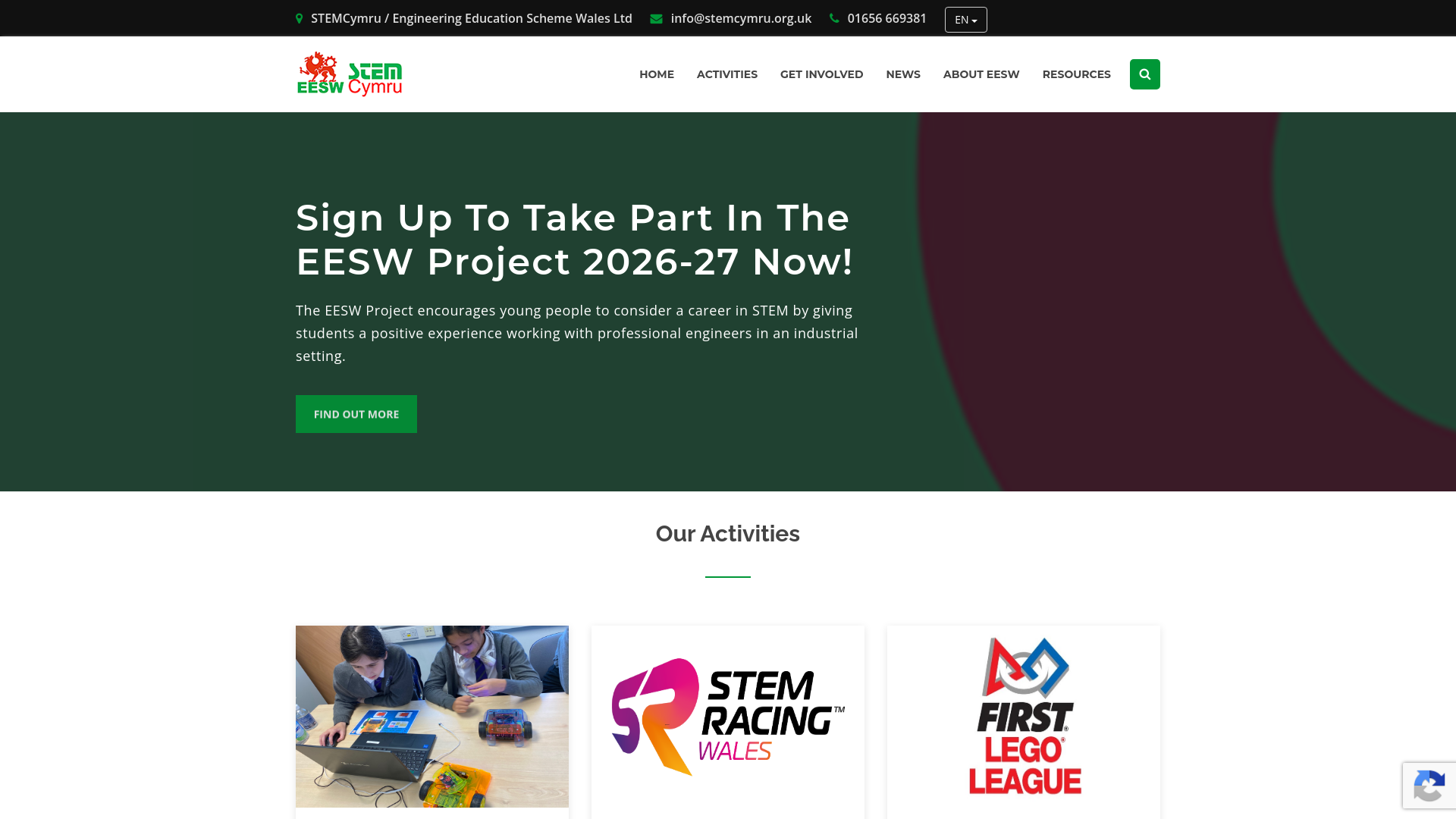 Website screenshot