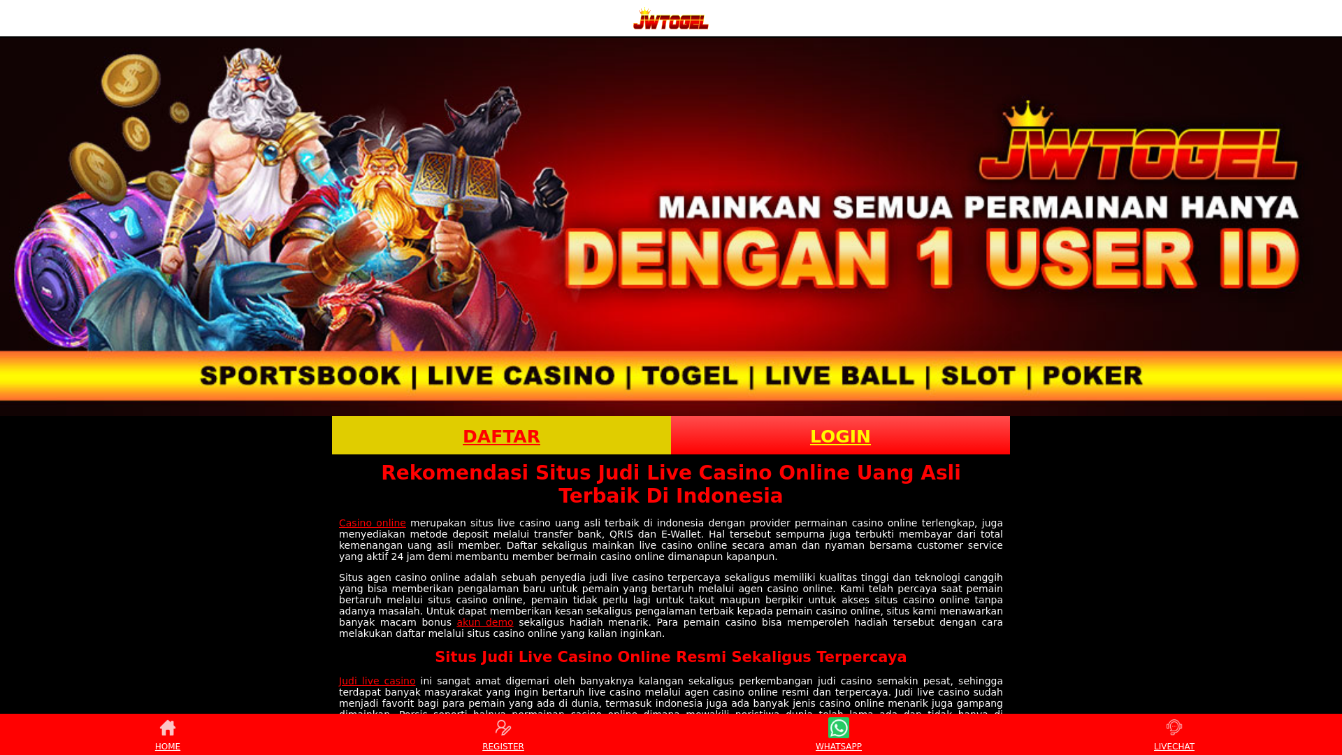 Website screenshot