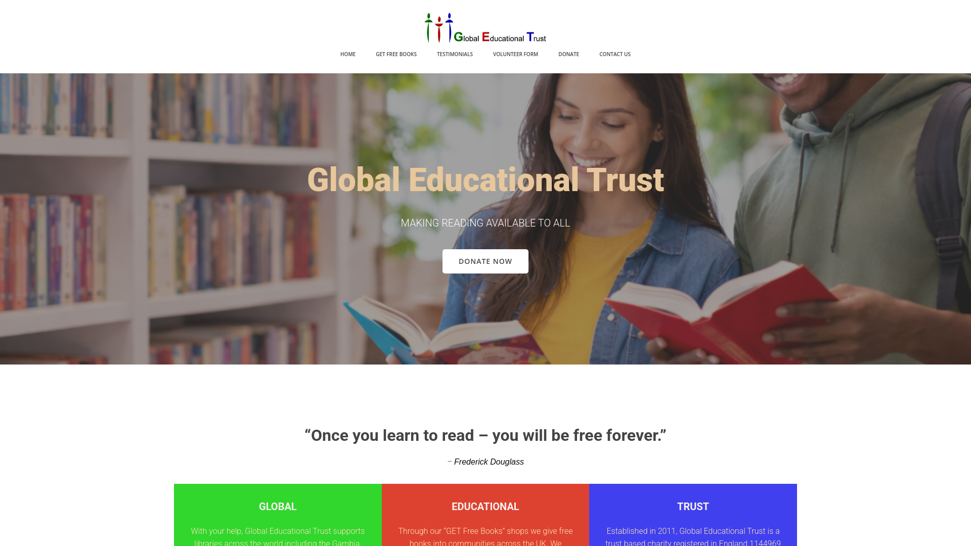 Website screenshot