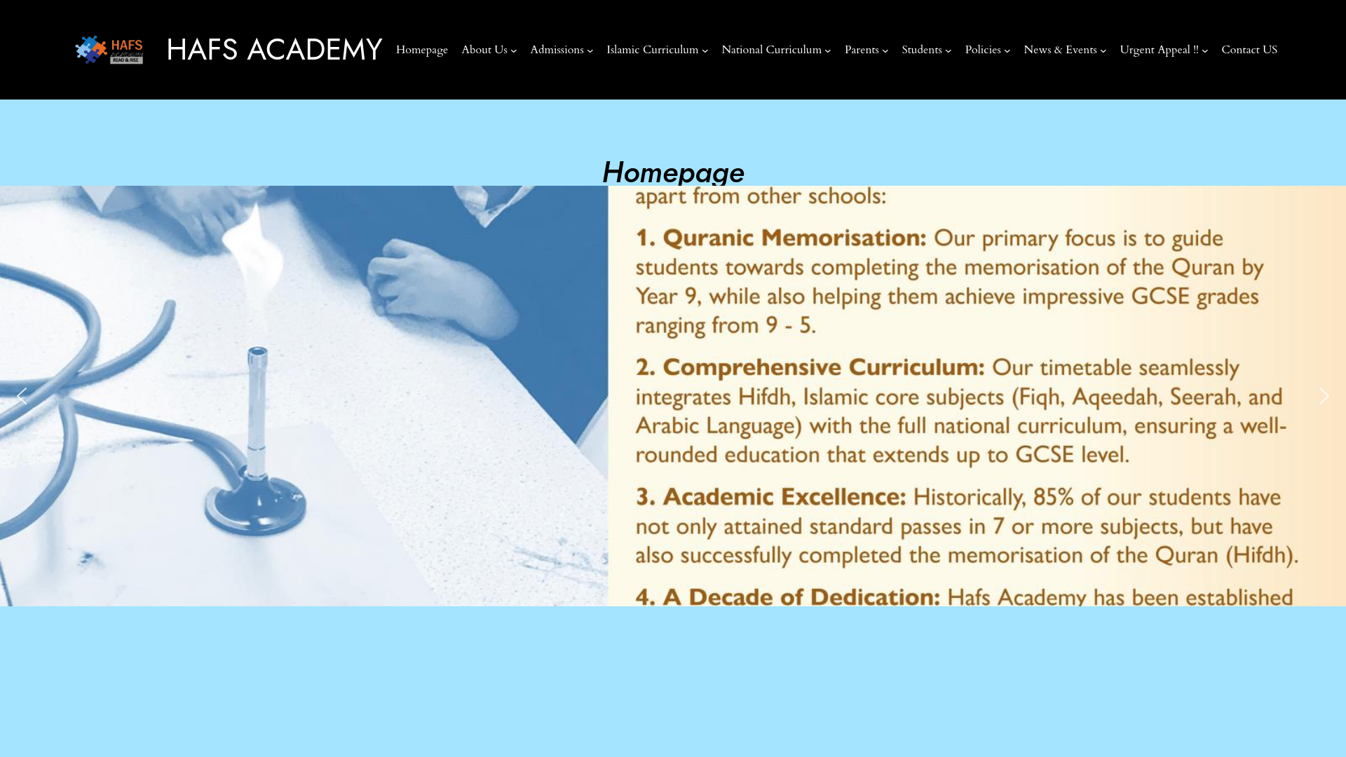 Website screenshot