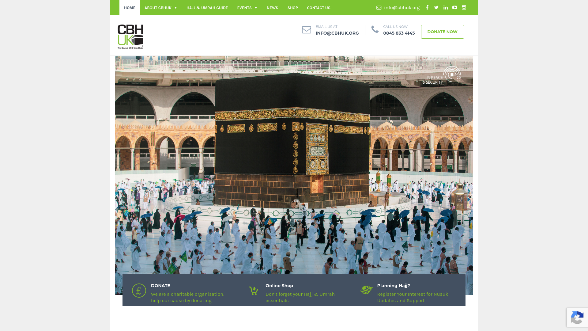 Website screenshot