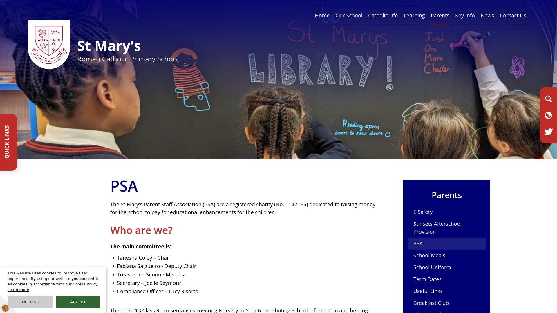 Website screenshot