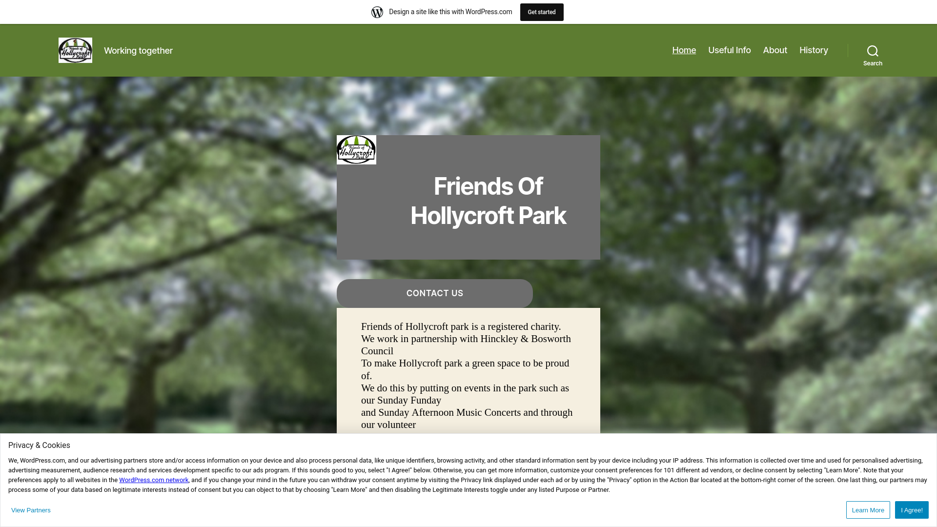 Website screenshot
