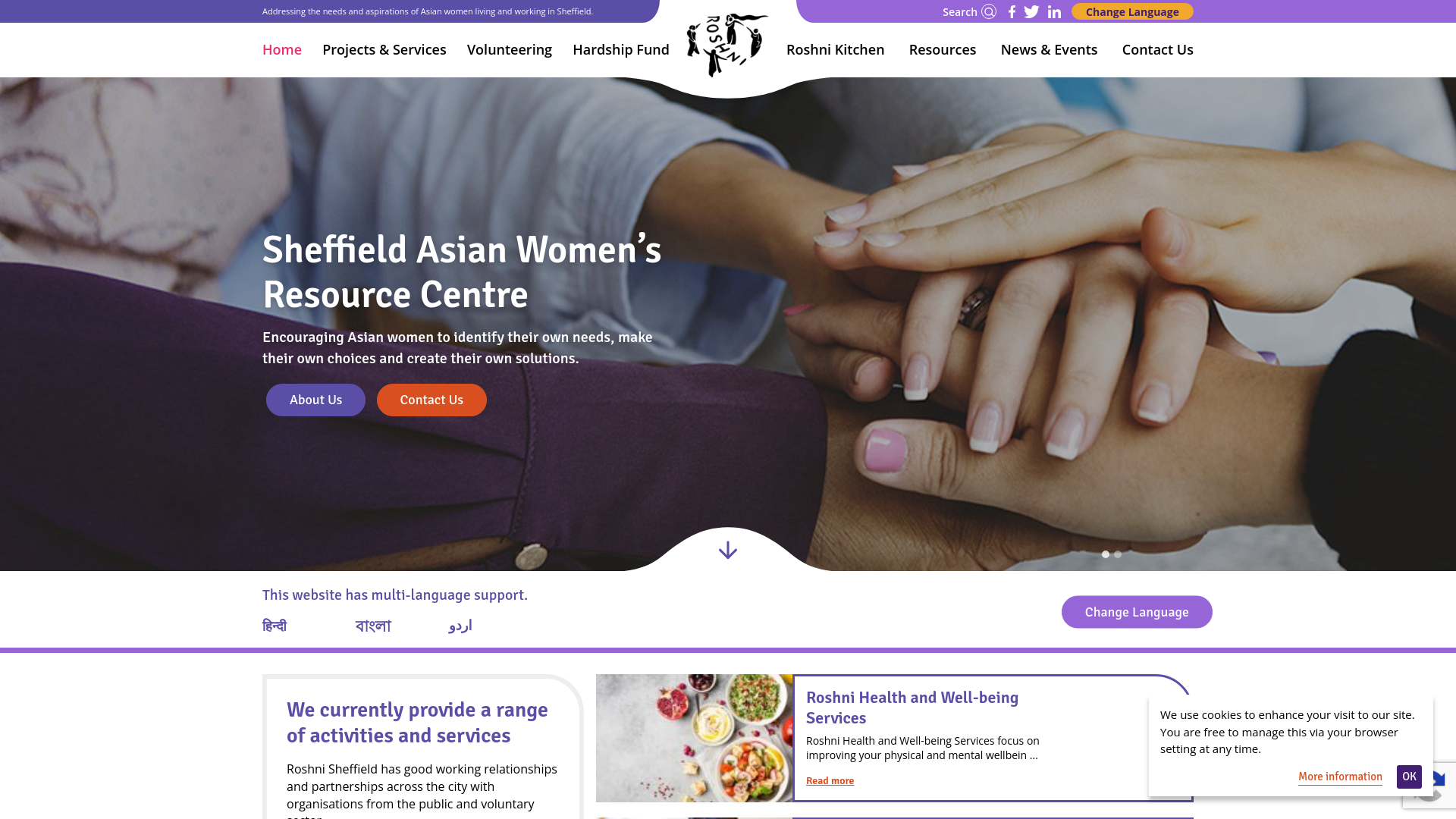 Website screenshot