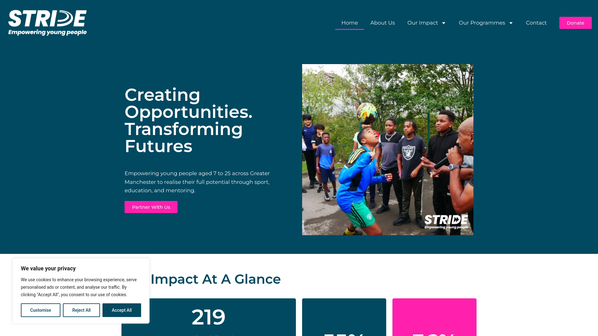 Website screenshot
