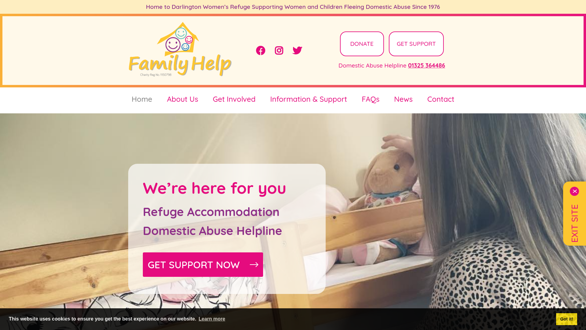 Website screenshot