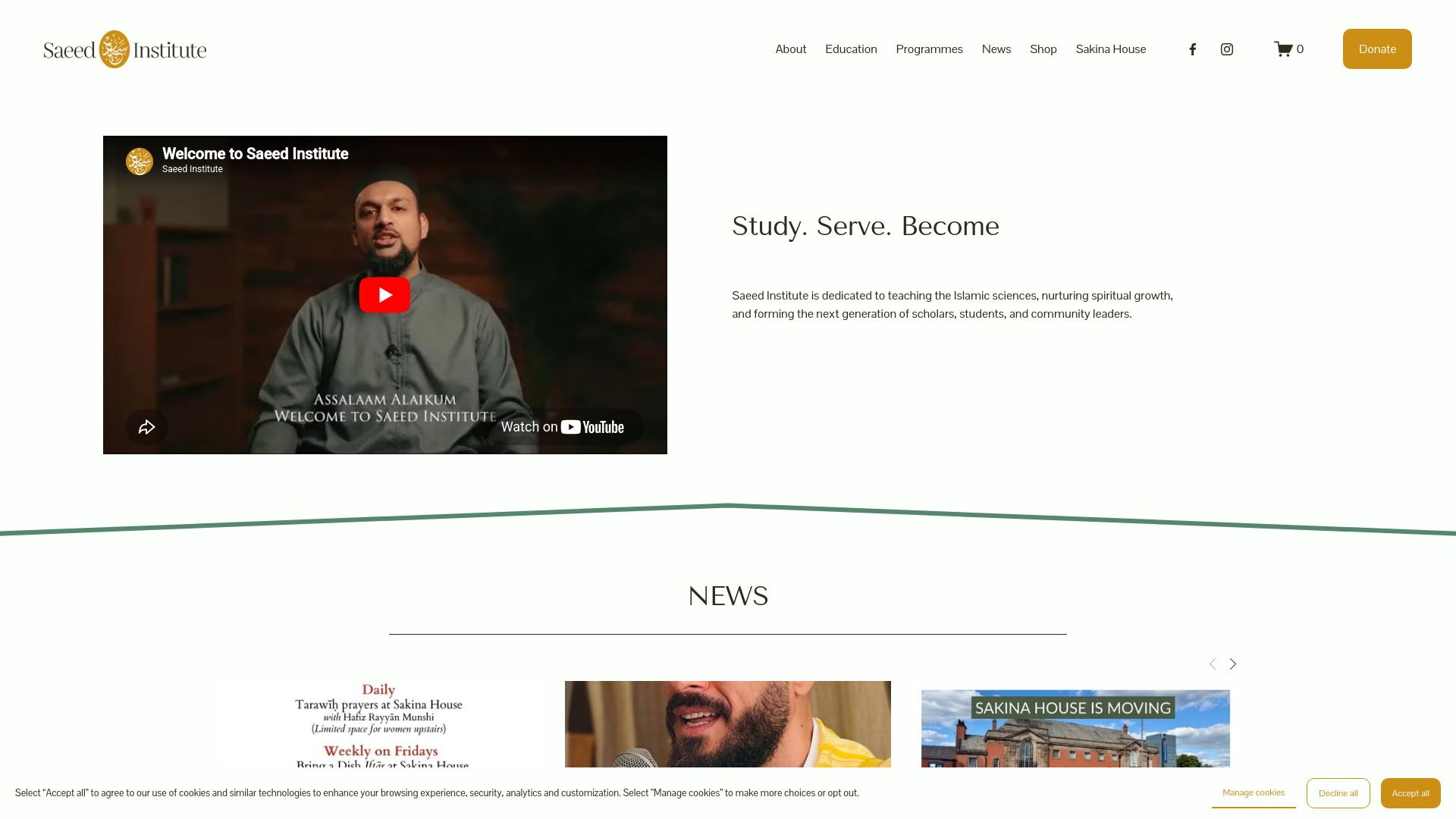 Website screenshot