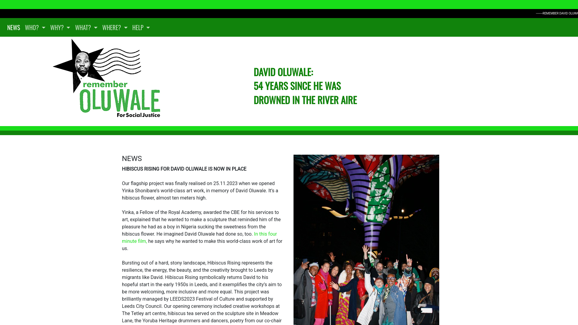 Website screenshot