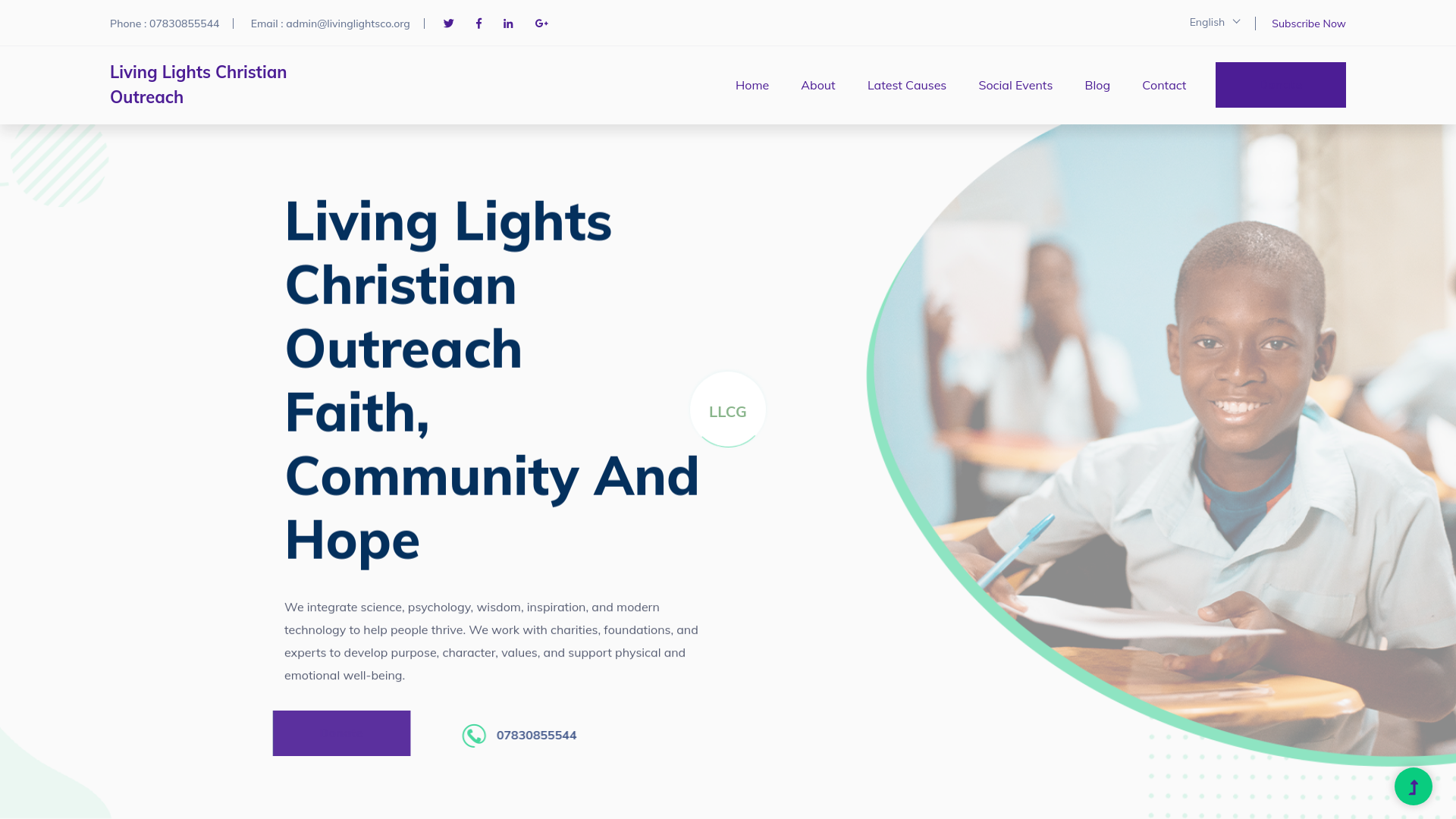 Website screenshot