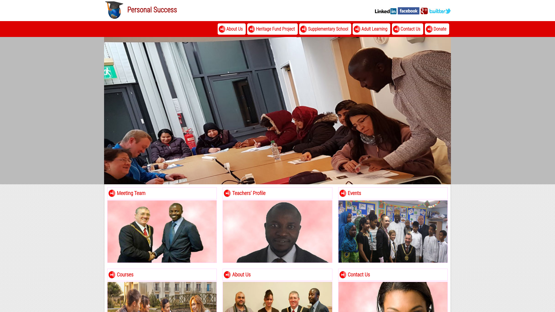 Website screenshot