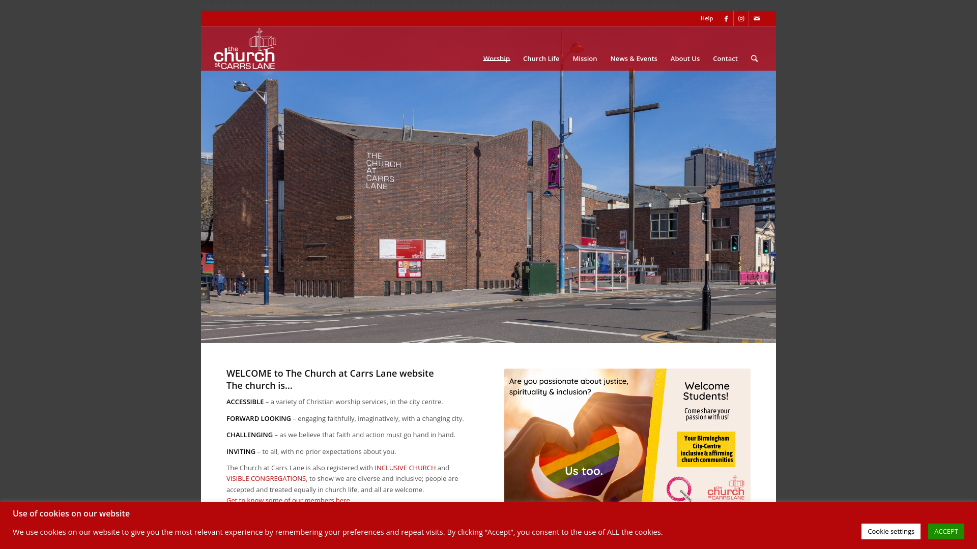 Website screenshot