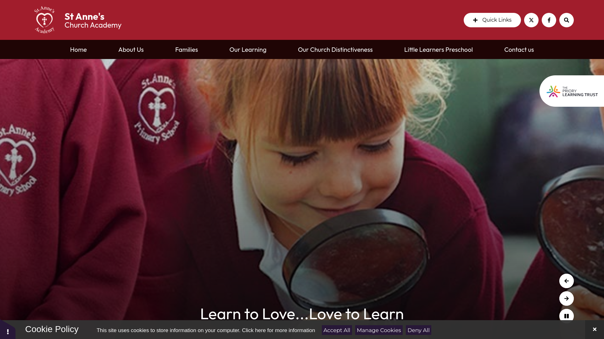 Website screenshot