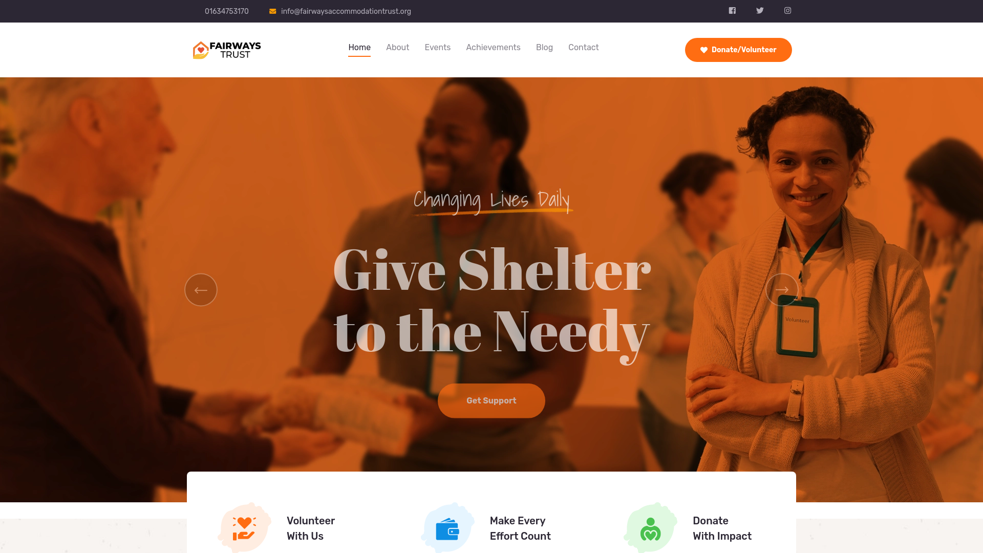 Website screenshot