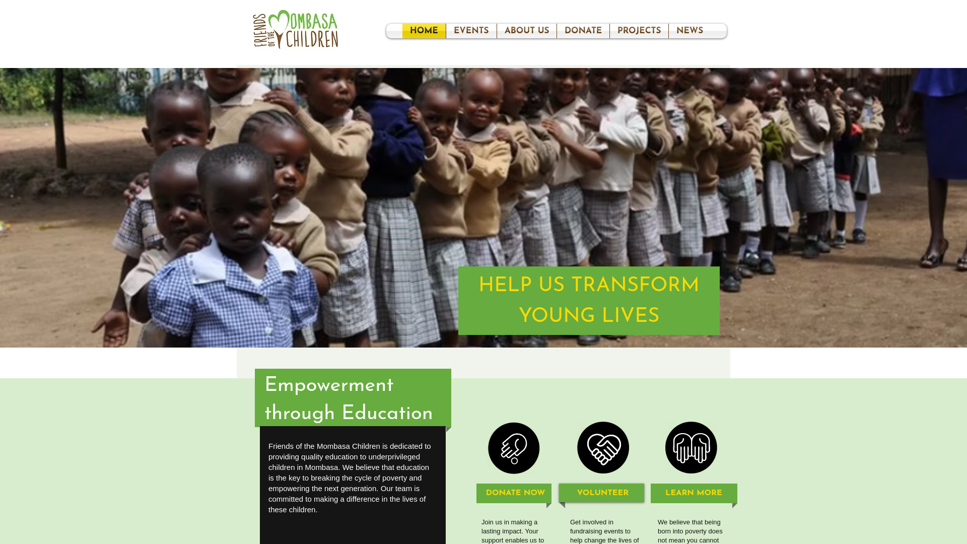 Website screenshot