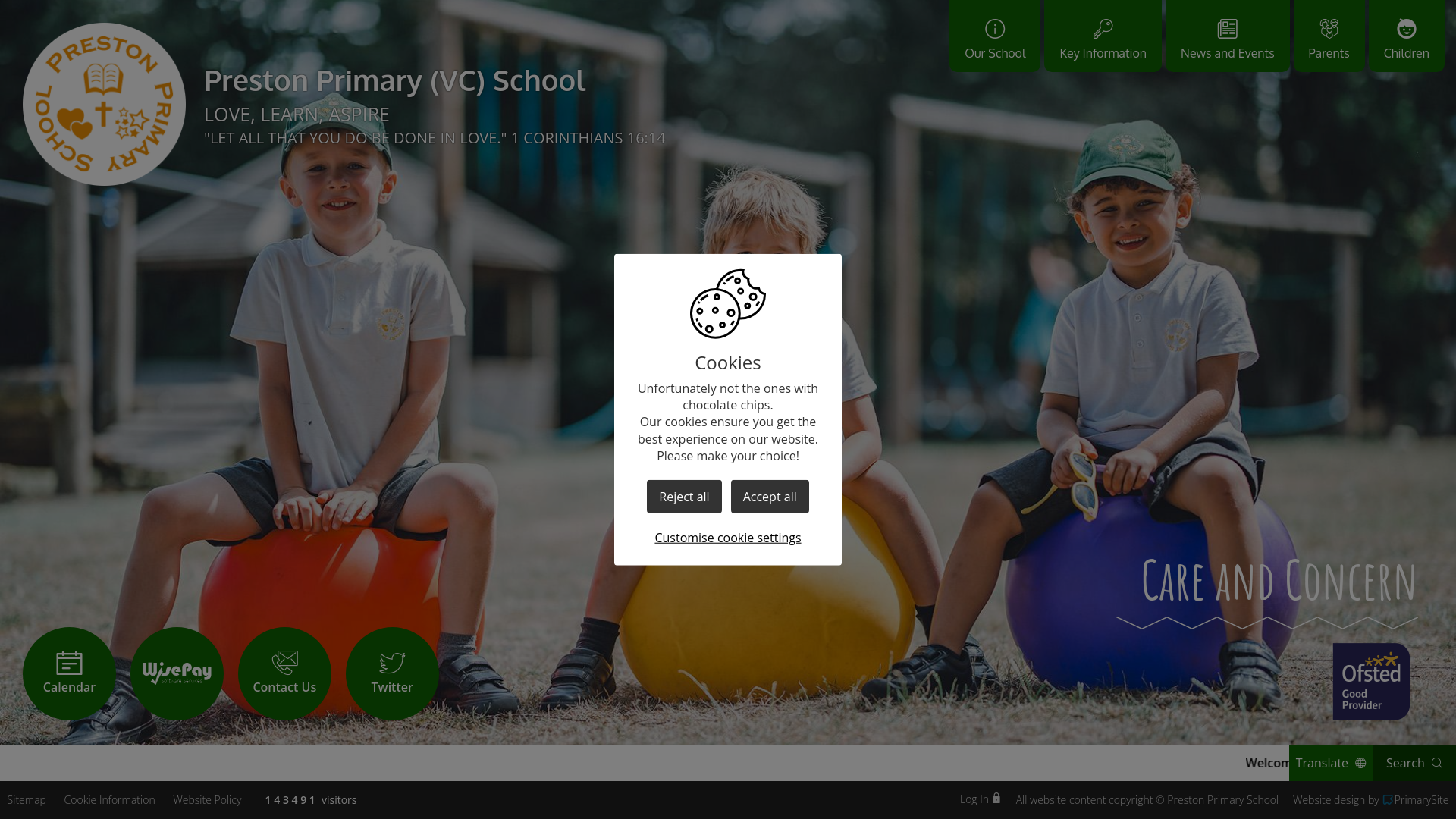 Website screenshot