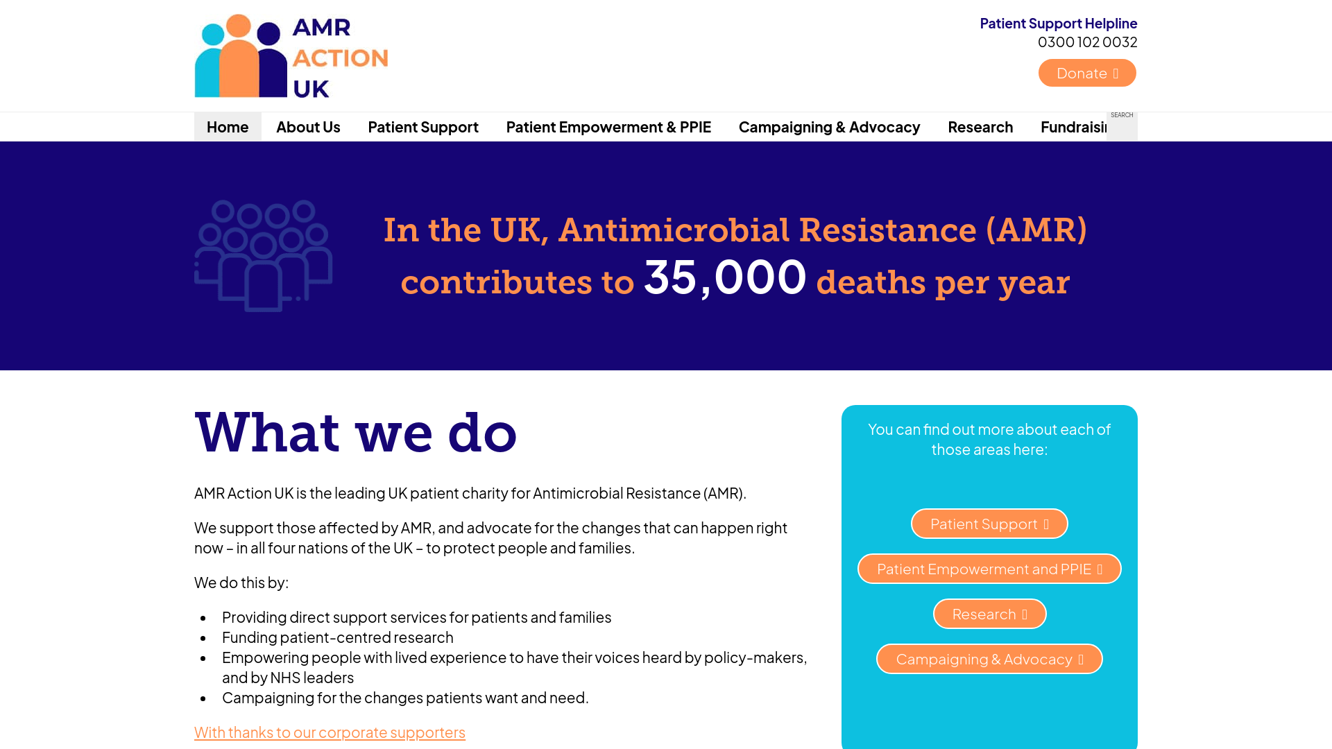 Website screenshot