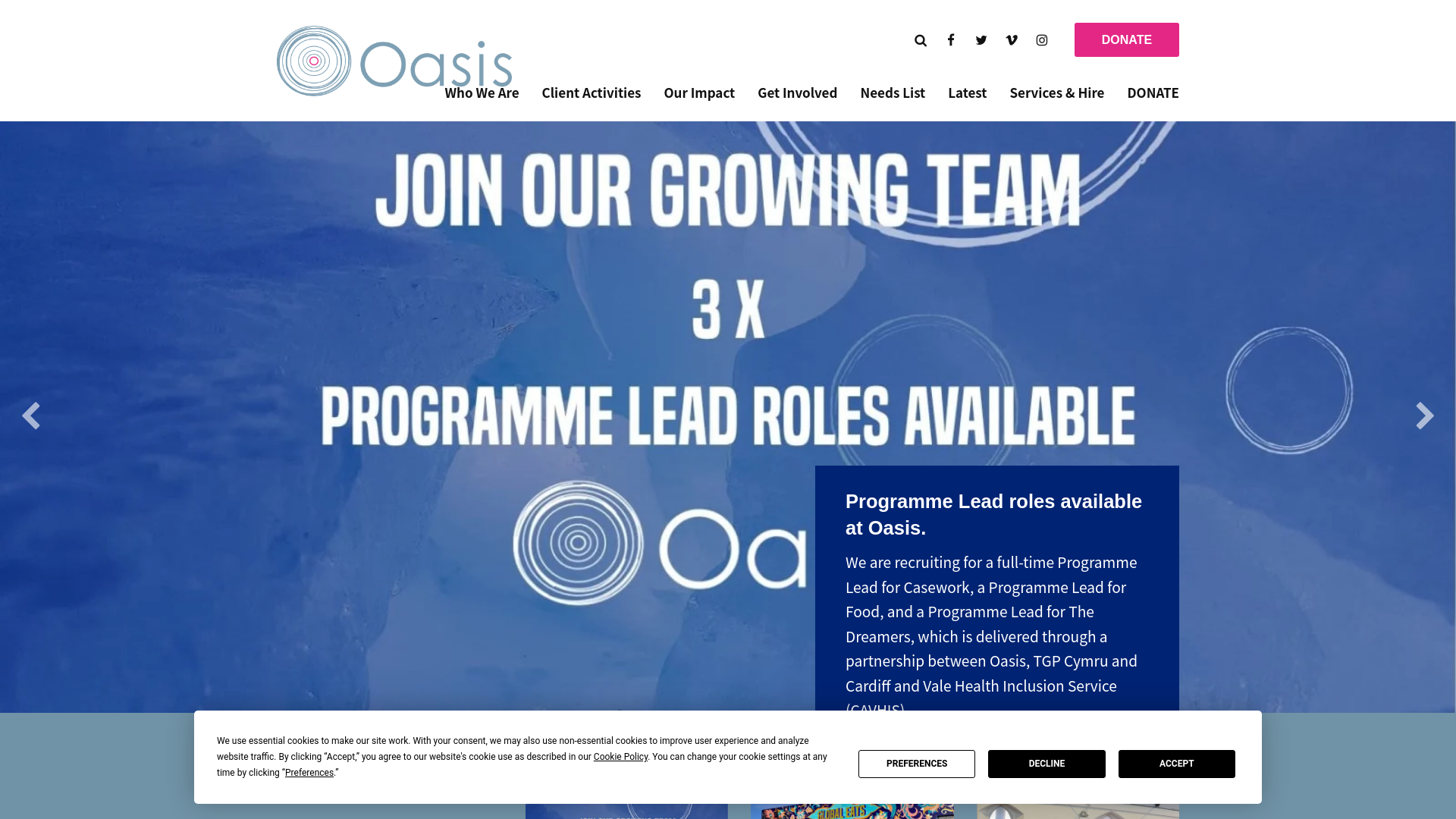 Website screenshot