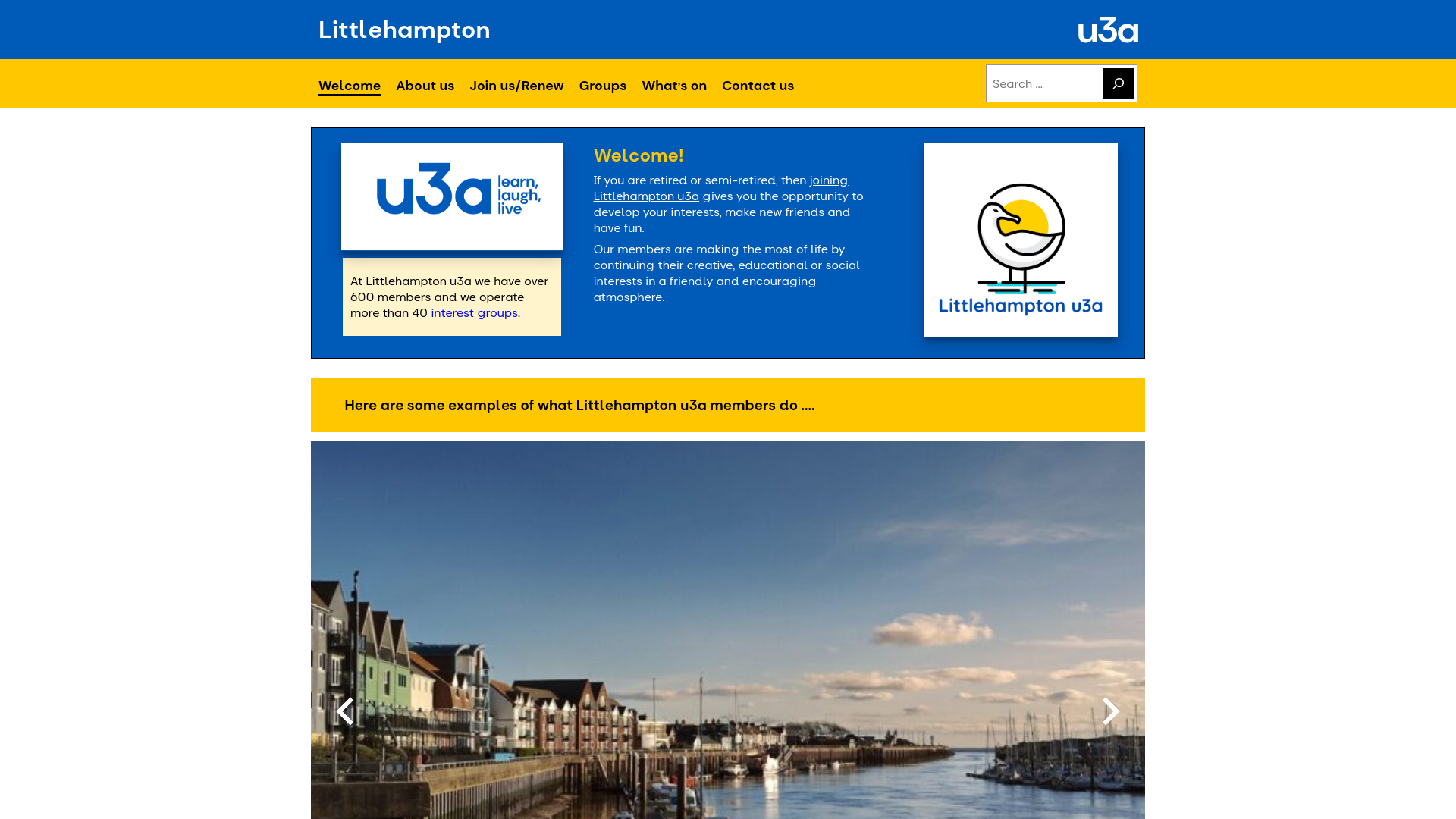 Website screenshot
