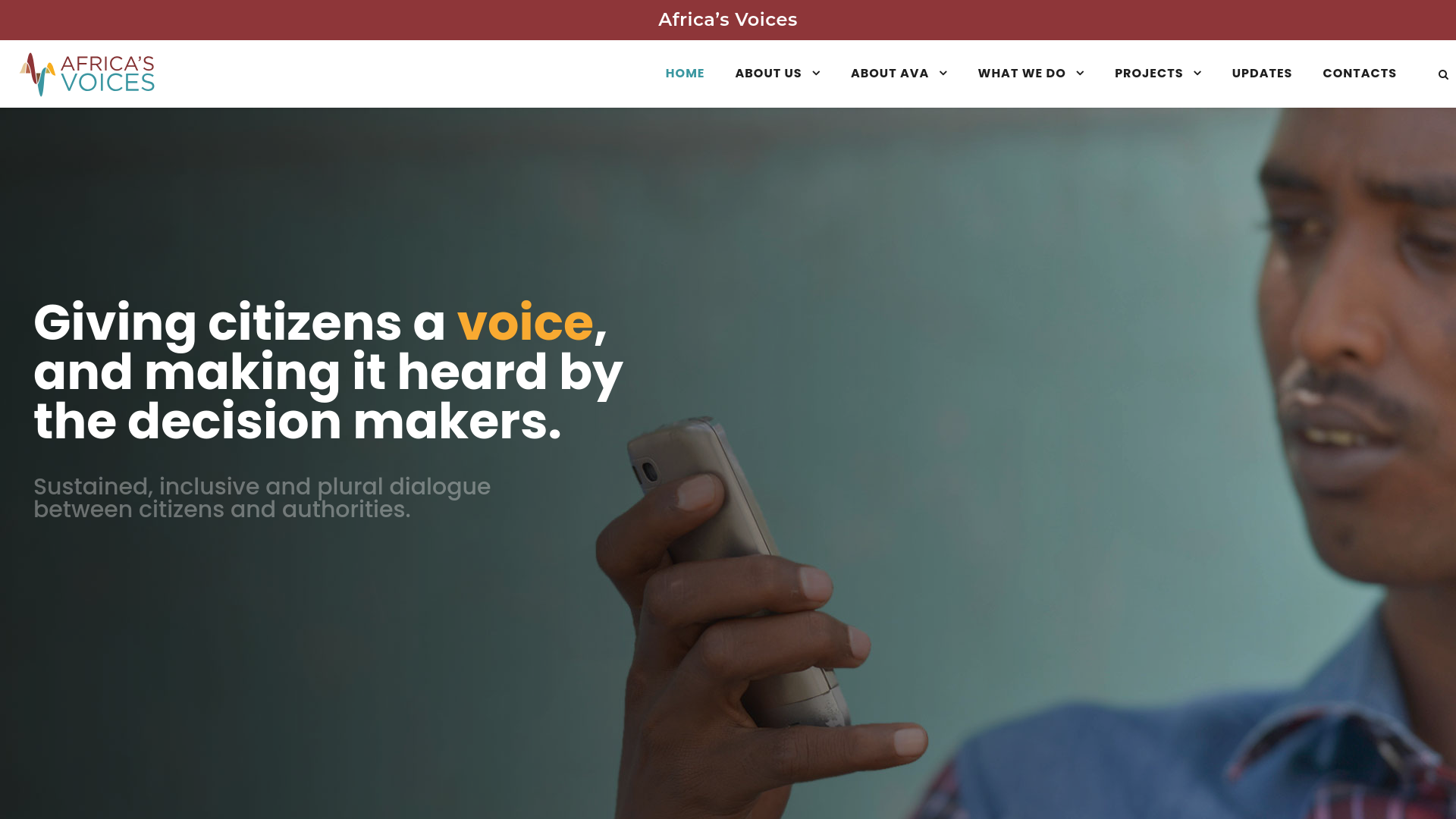 Website screenshot