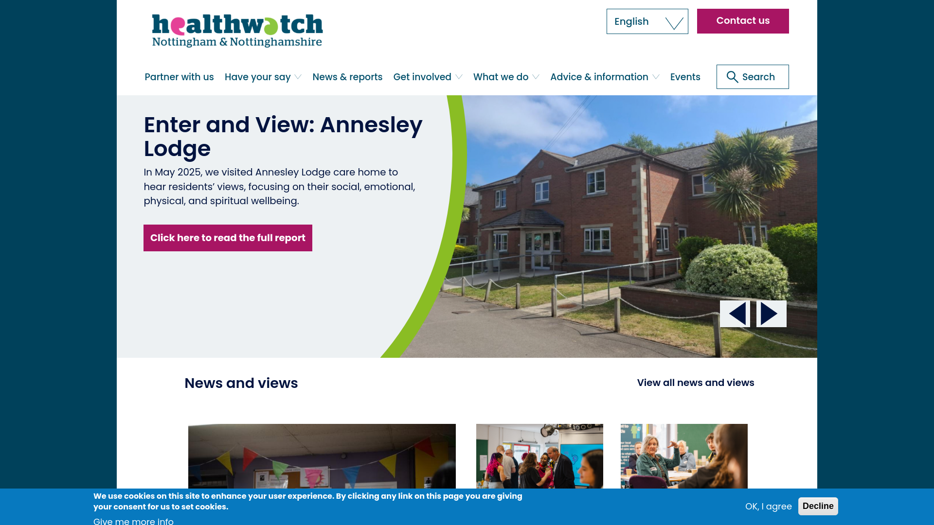 Website screenshot