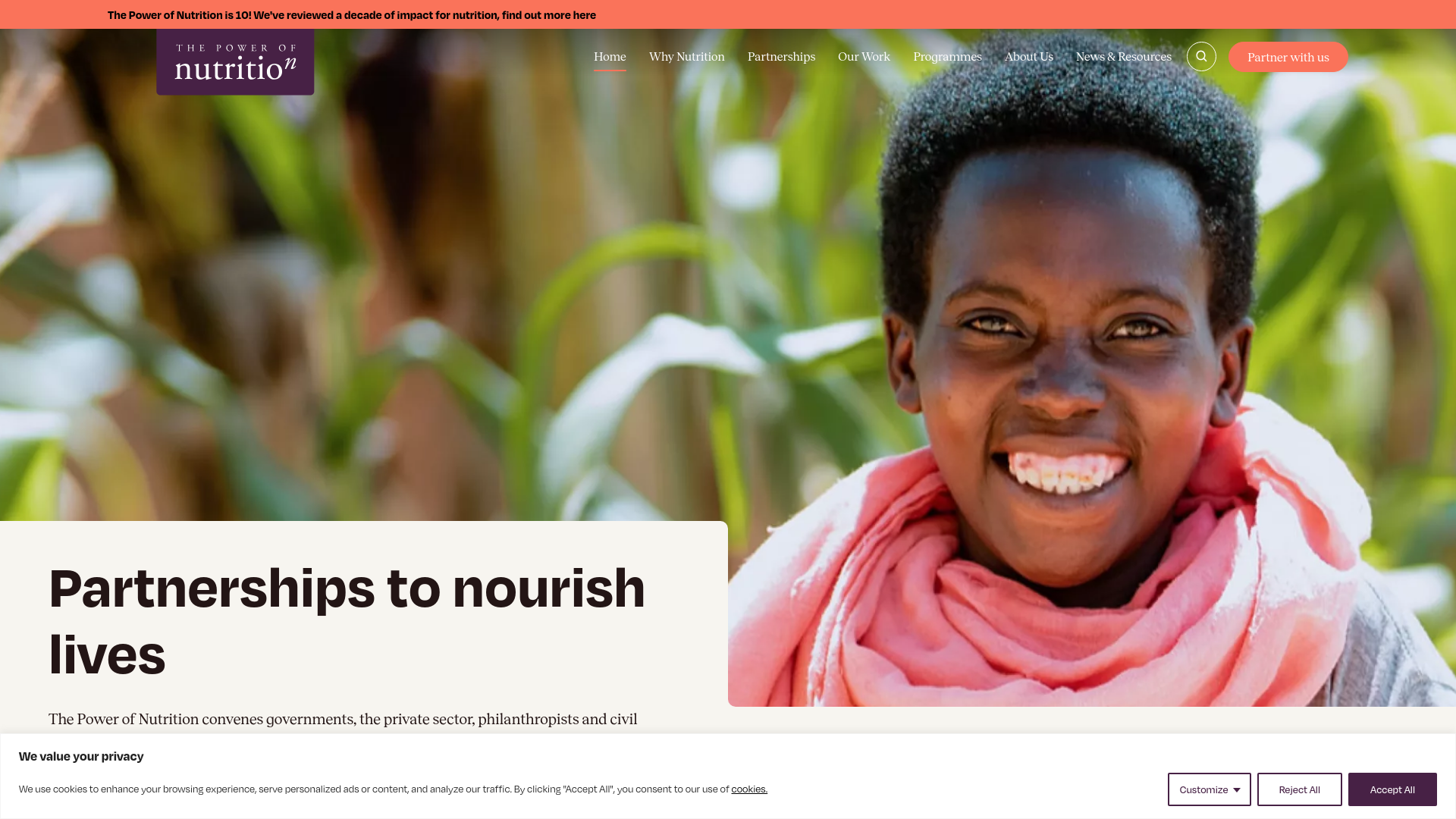 Website screenshot