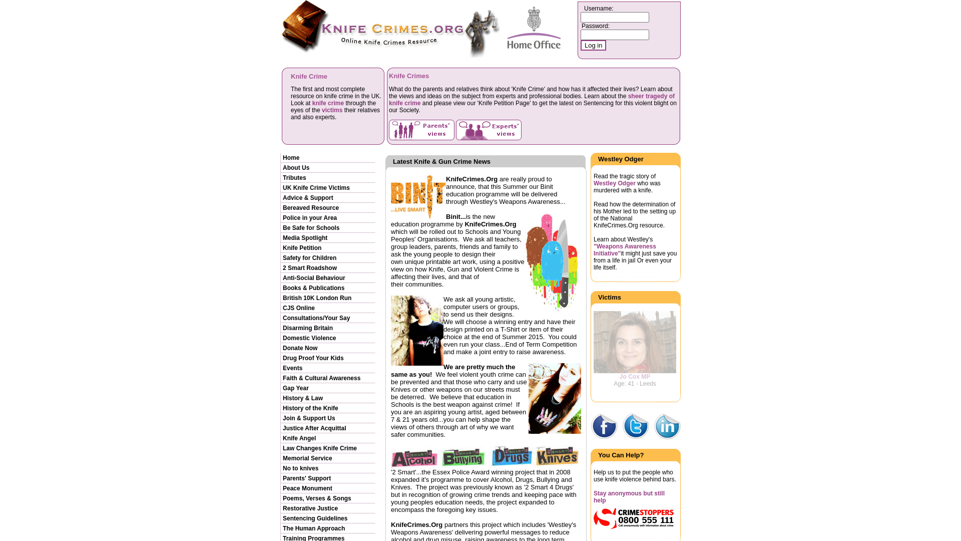 Website screenshot
