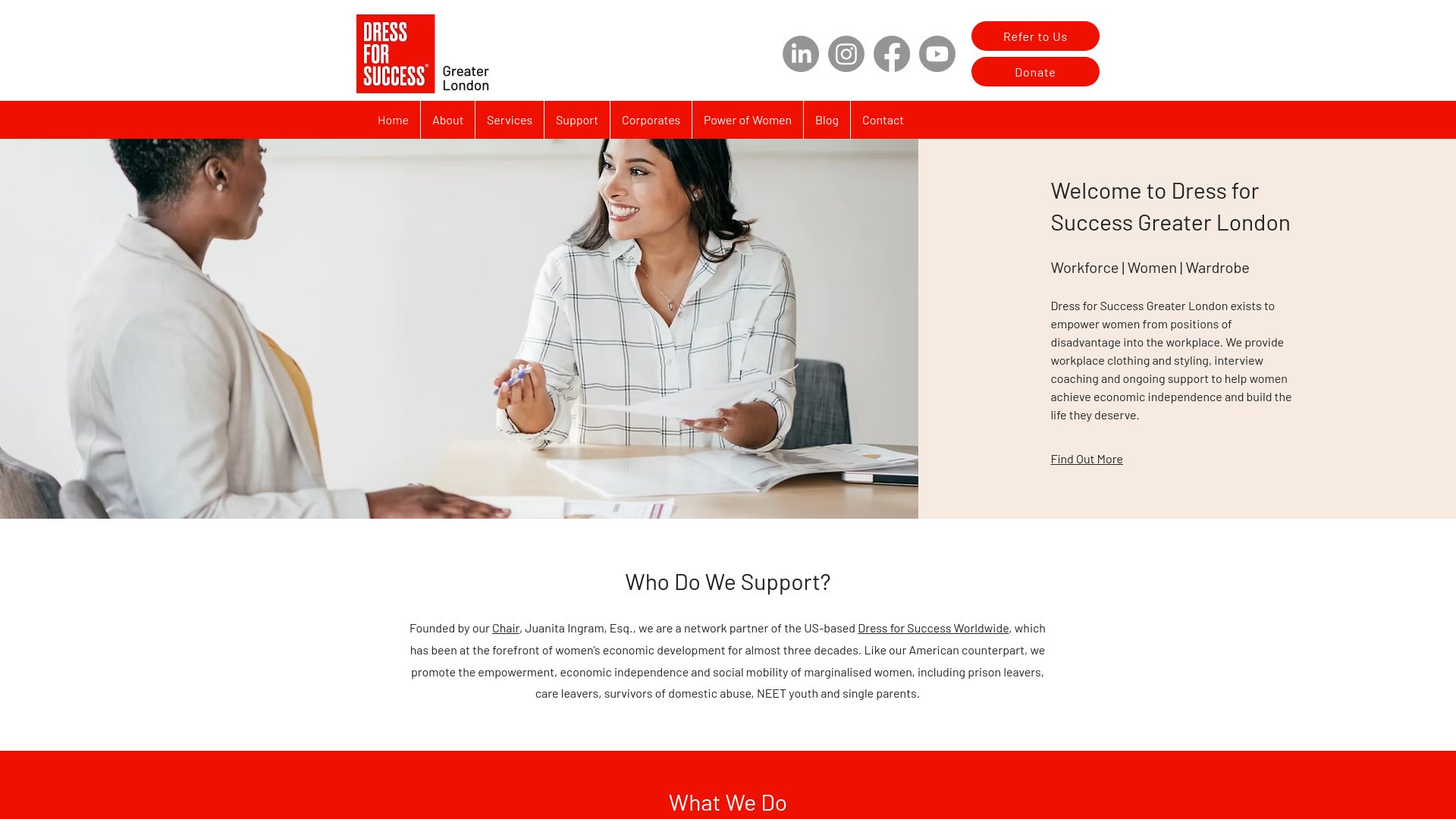 Website screenshot