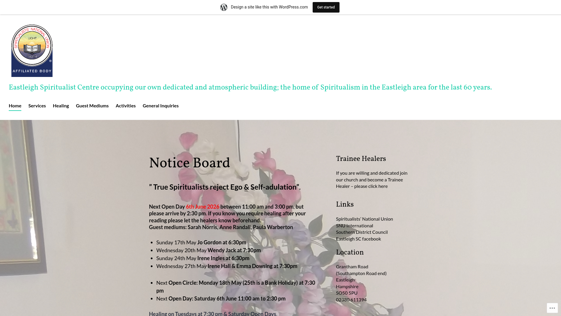 Website screenshot