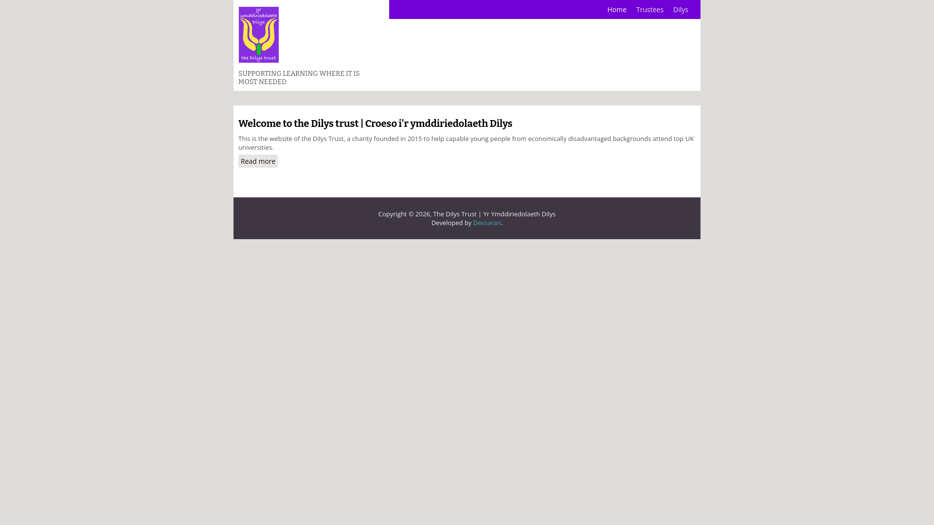 Website screenshot