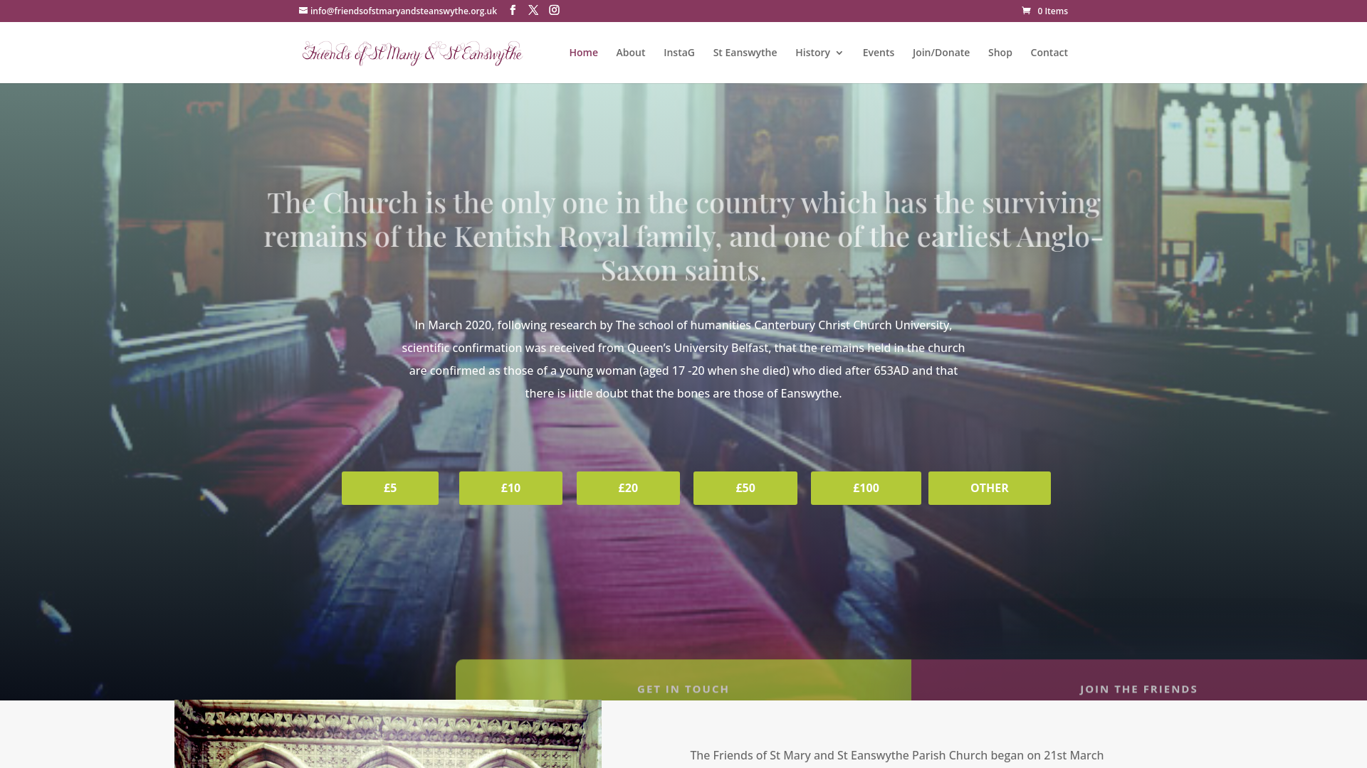 Website screenshot