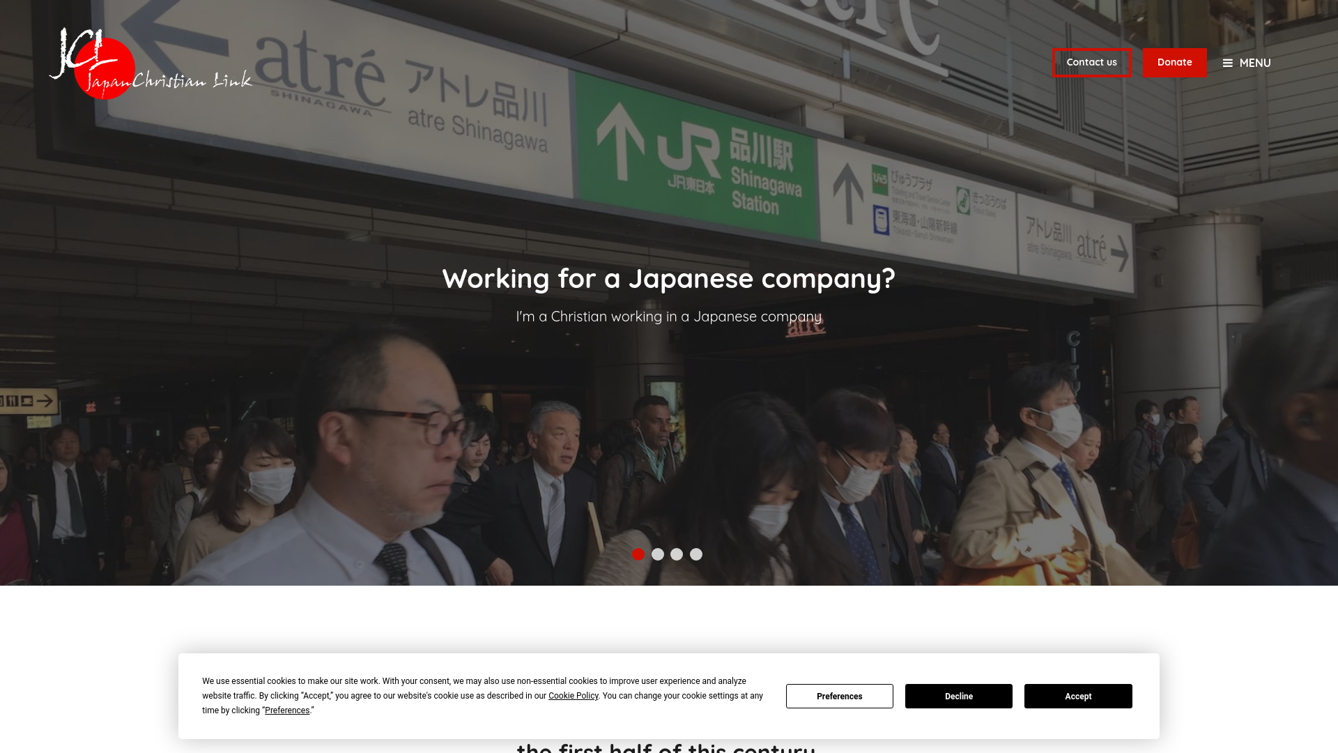 Website screenshot